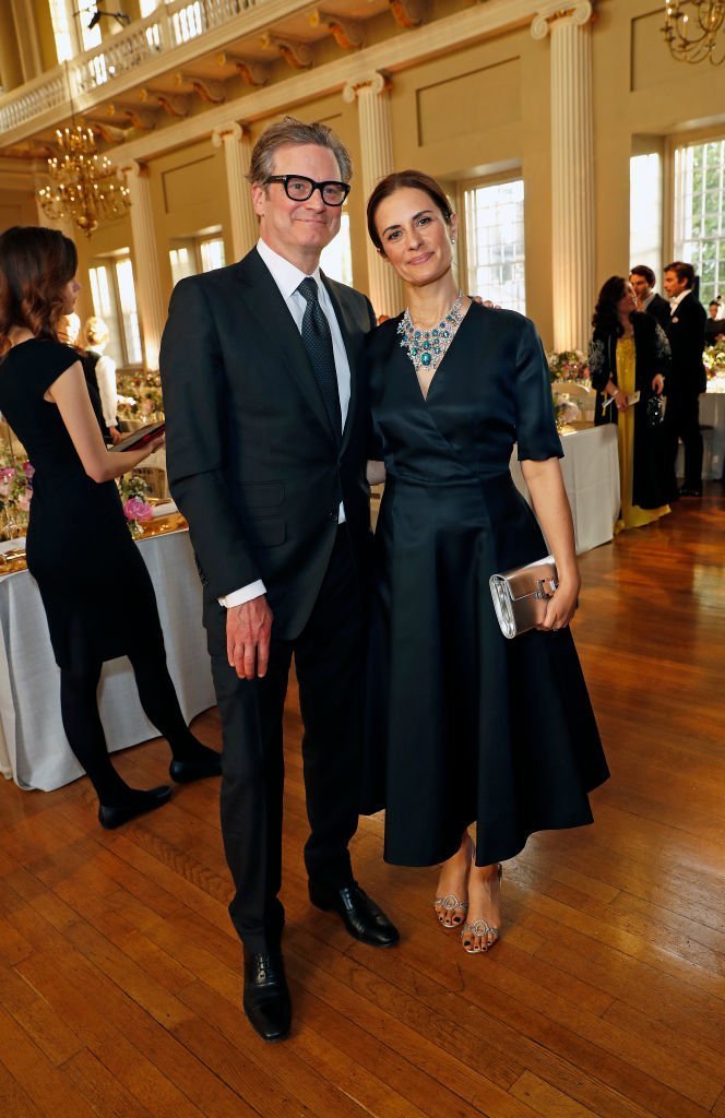  Colin Firth (L) and Livia Firth attend Chopard Bond Street Boutique reopening dinner | Photo: Getty Images