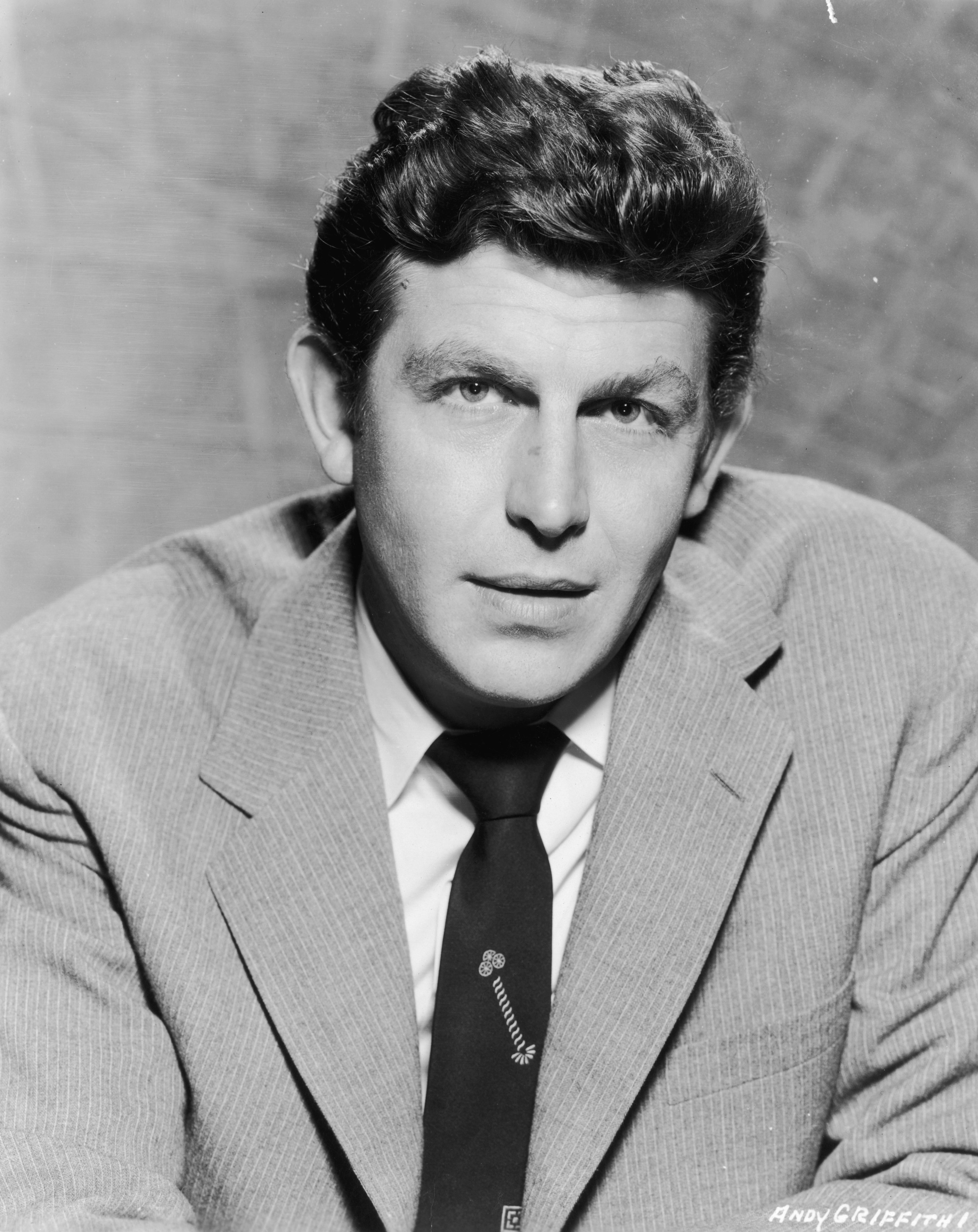 Promotional headshot portrait of actor Andy Griffith, for director Norman Taurog's film, 'Onionhead'. | Source: Getty Images