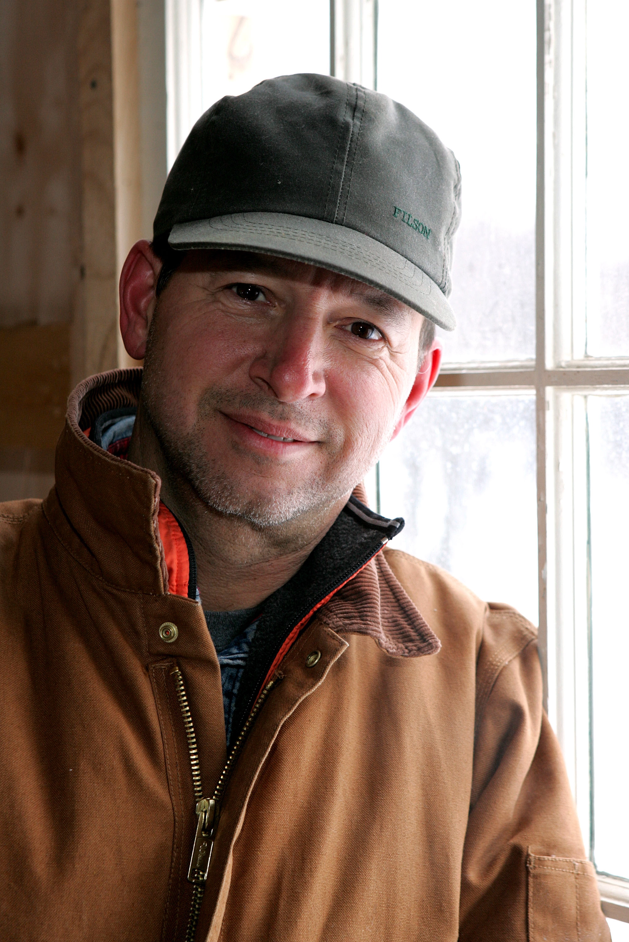 Ron Galotti at home on his 100 arcre farm on January 19, 2005, in North Pomfret, Vermont. | Source: Getty Images