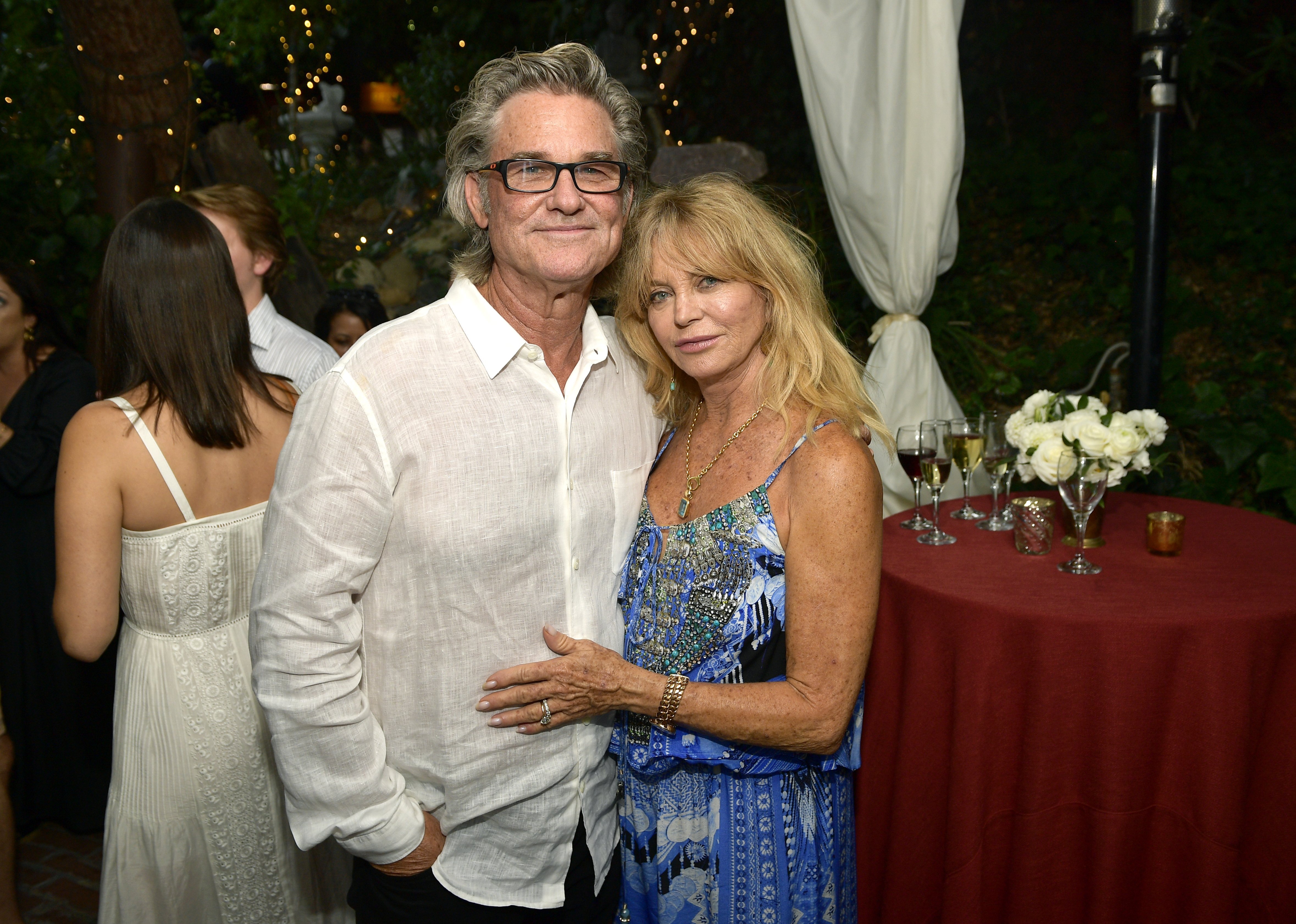 Kurt Russell and Goldie Hawn attend the "Wild Wild Country" Filmmaker Toast in Topanga, California on August 4, 2018 | Photo: Getty Images