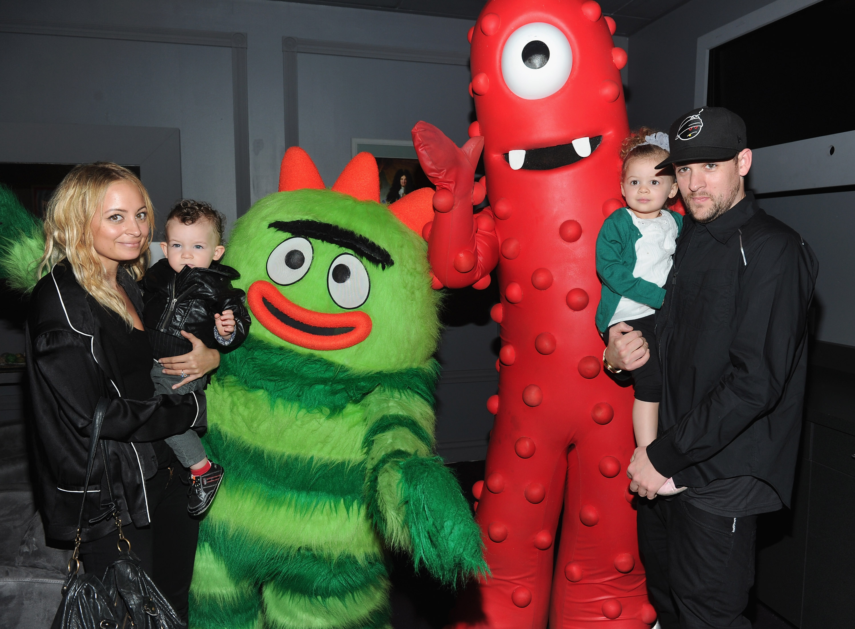 Nicole Richie, Sparrow Madden, Harlow Madden and Joel Madden attend Yo Gabba Gabba! Live! There's A Party In My City at Nokia L.A. Live on November 27, 2010 in Los Angeles, California. | Source: Getty Images