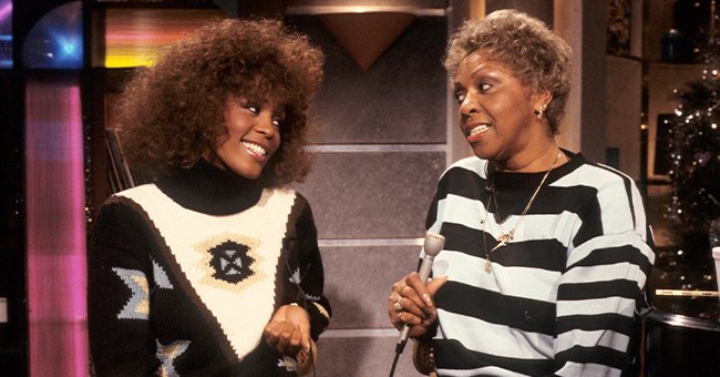 Whitney Houston and Cissy Houston during a taping of an MTV show, New York, New York, 1989. | Source: Getty Images