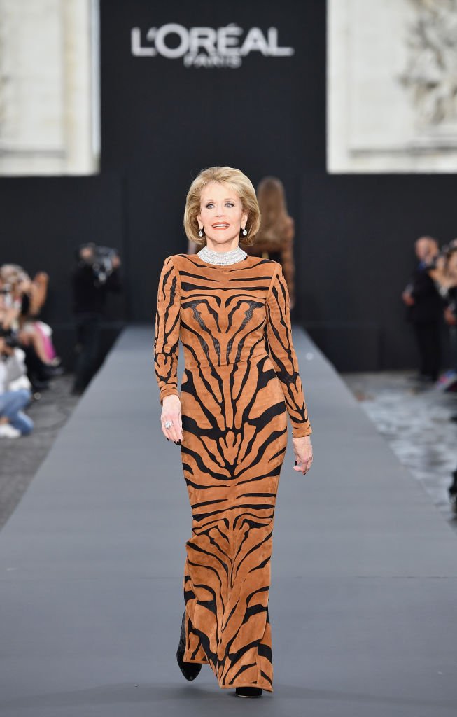 Jane Fondal am 1. Oktober 2017 in Paris, Frankreich | Quelle: Getty Images