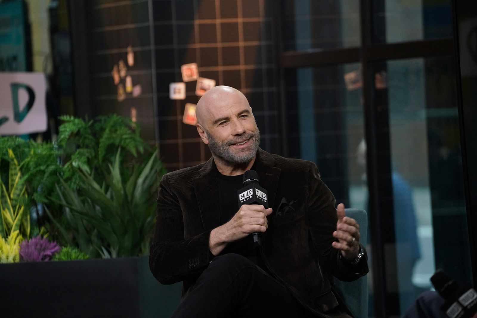 John Travolta at Build Series to discuss his role in the film "The Fanatic" at Build Studio on November 25, 2019 | Photo: Getty Images