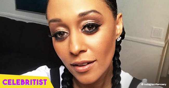 Tia Mowry's newborn daughter steals hearts in white princess dress in recent pic with brother