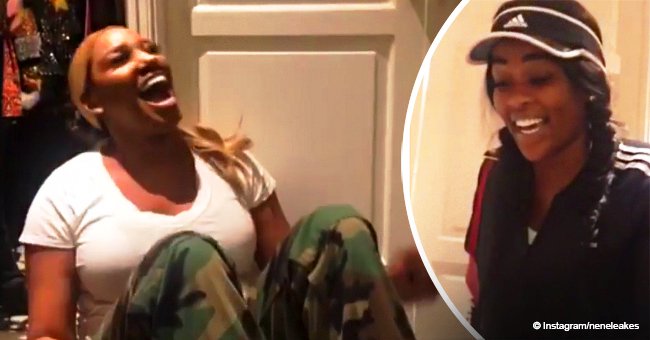 NeNe Leakes shrieks after friend gifts her Gucci for her birthday (video)