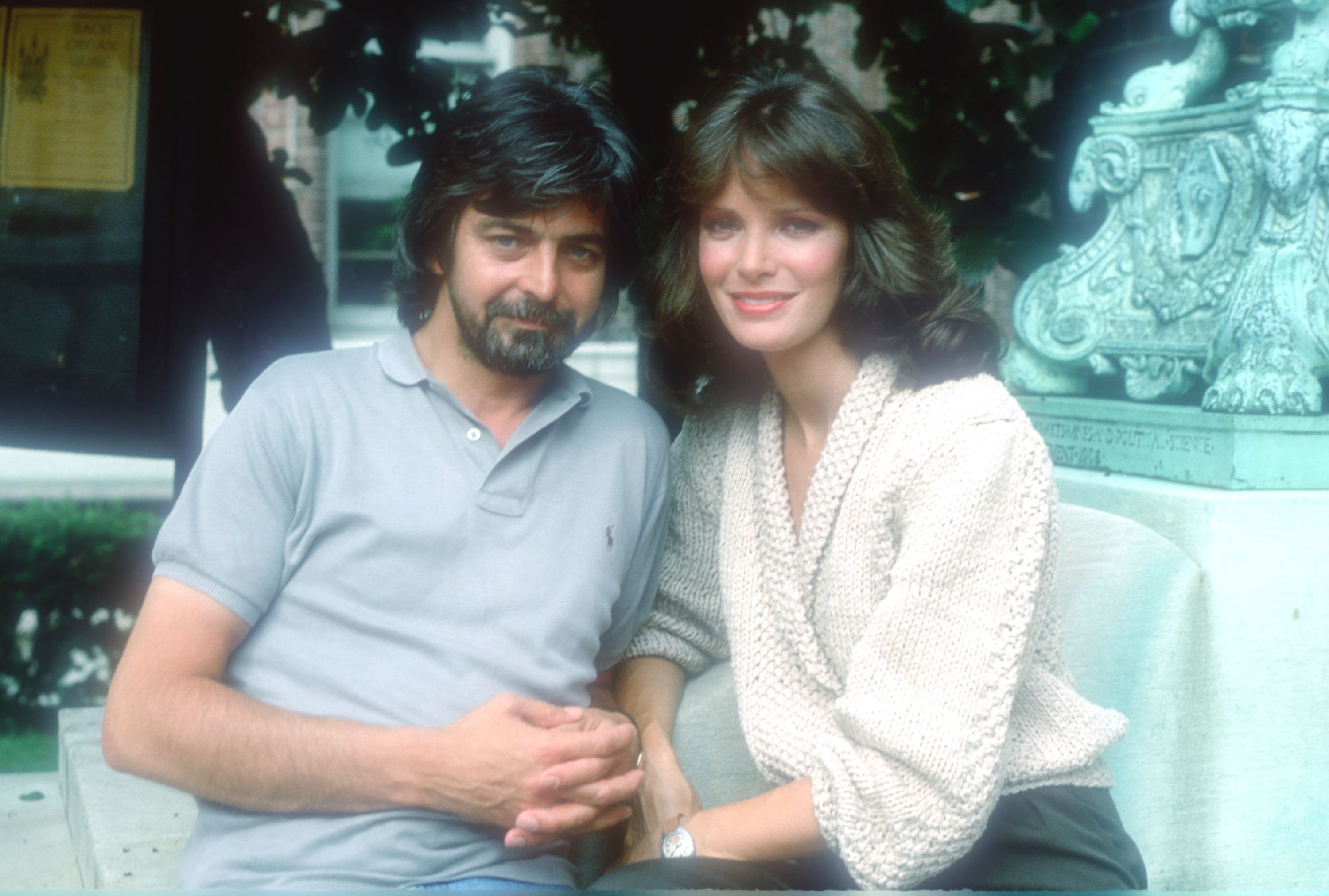 Jaclyn Smith and husband Tony Richmond pose for a photograph on August 23, 1982 in New York City. Photo: Getty Images