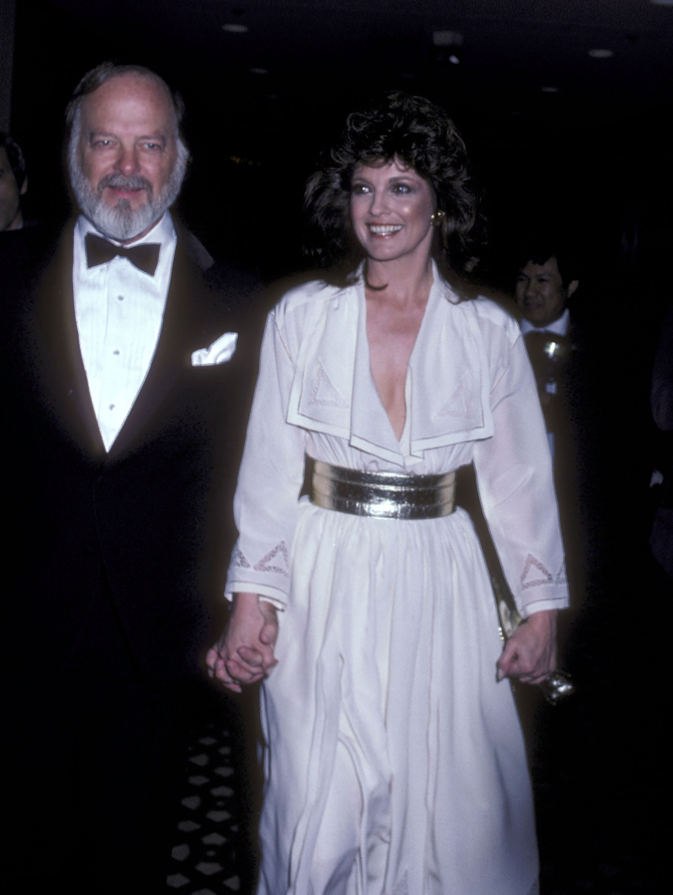 Ed Thrasher and the actress attend the Hollywood Radio & Television Society's 22nd Annual International Broadcasting Awards on March 23, 1982, in Century City, California. | Source: Getty Images