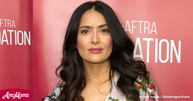 Salma Hayek, 31, looks half her age as she shares stunning photo of herself with flowers