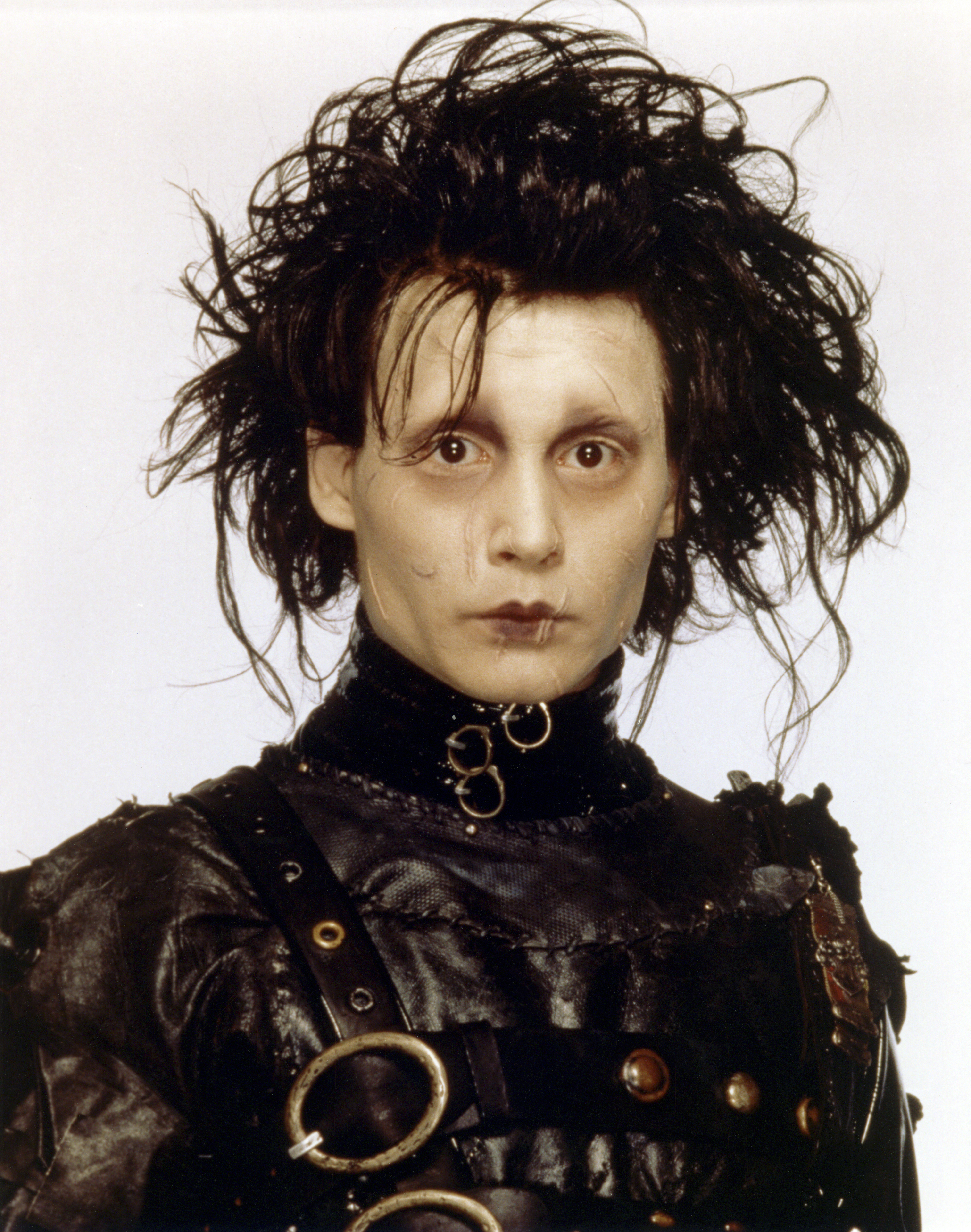 Johnny Depp am Set von "Edward Scissorhands" | Quelle: Getty Images