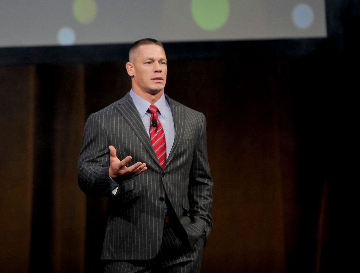 John Cena at the final day luncheon and special program 'Amazon Studios: Delivering the best in independent cinema' on March 30, 2017 in Las Vegas, Nevada | Photo: Getty Images