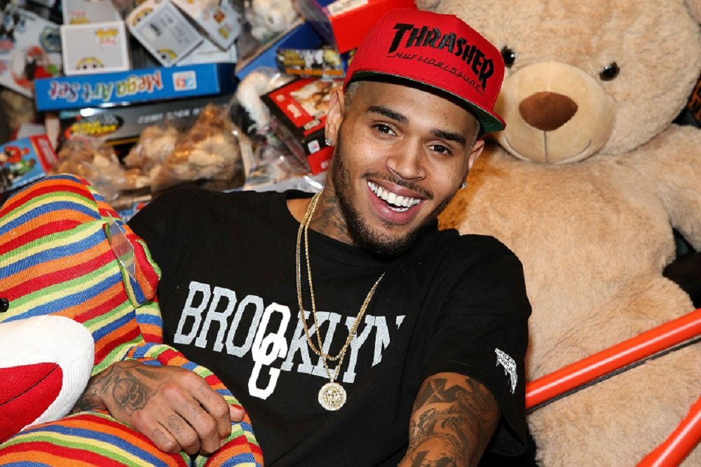Chris Brown attending the 1st Annual Xmas Toy Drive in Los Angeles, California in December 2013. | Image: Getty Images.