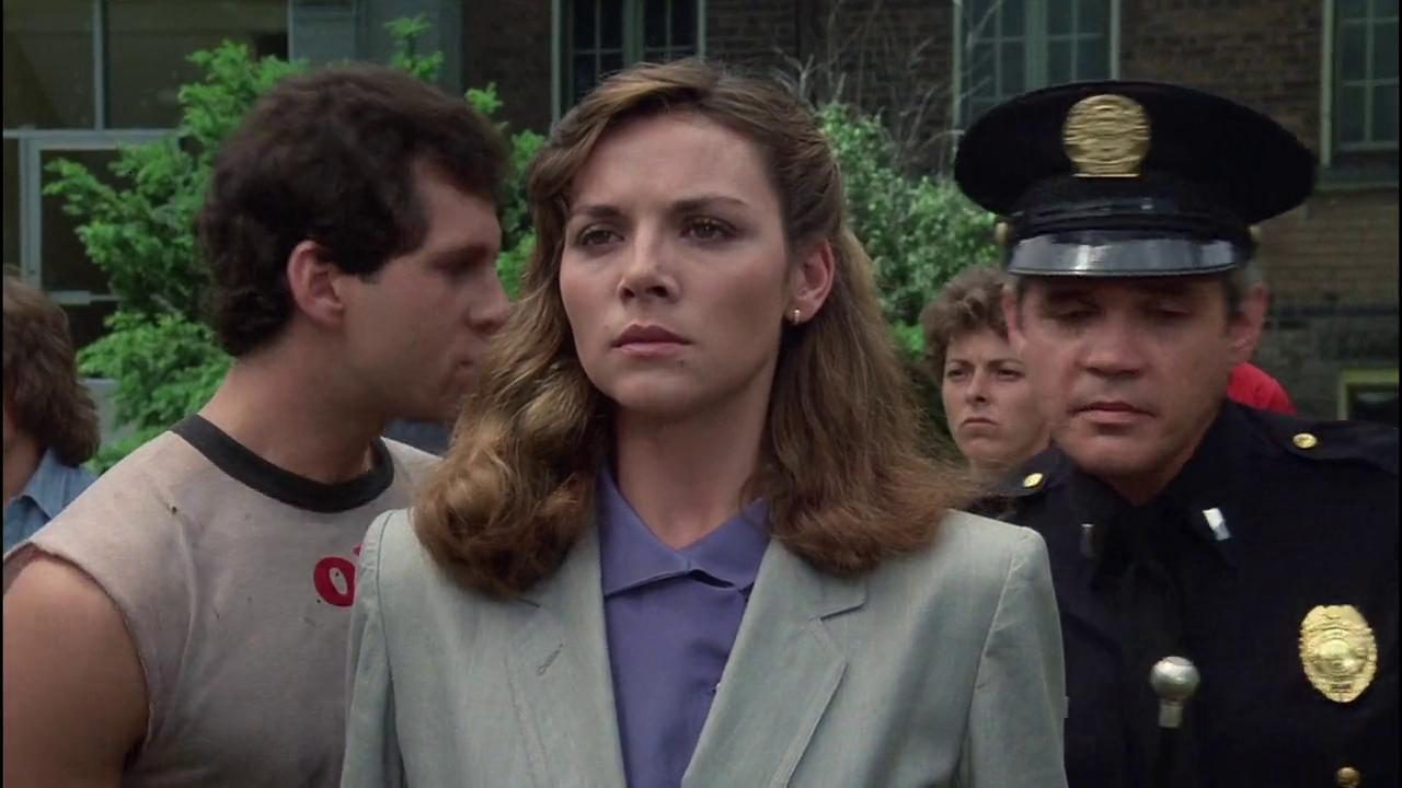 Actress Kim Cattrall on the set of "Police Academy" | Photo: Getty Images