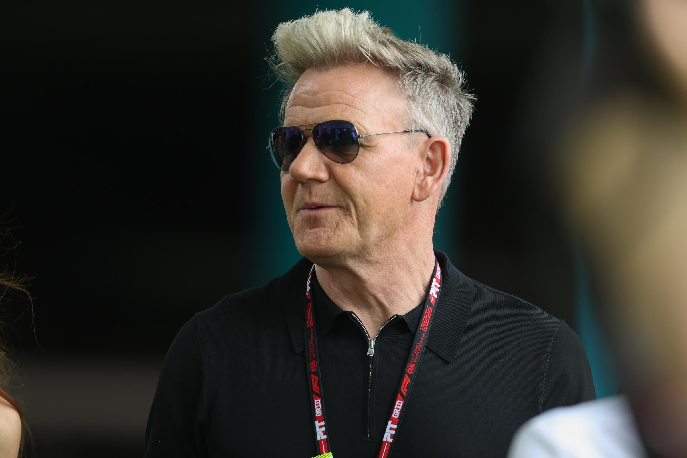 Gordon Ramsay at the F1 Grand Prix of Miami in Florida on May 4, 2025. | Source: Getty Images