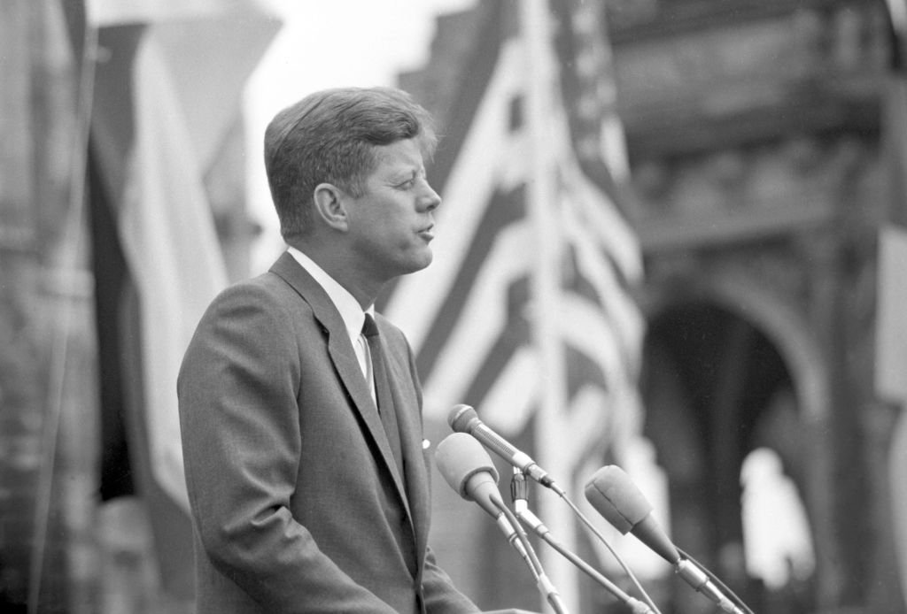 John F. Kennedy, Köln, 1963 | Quelle: Getty Images