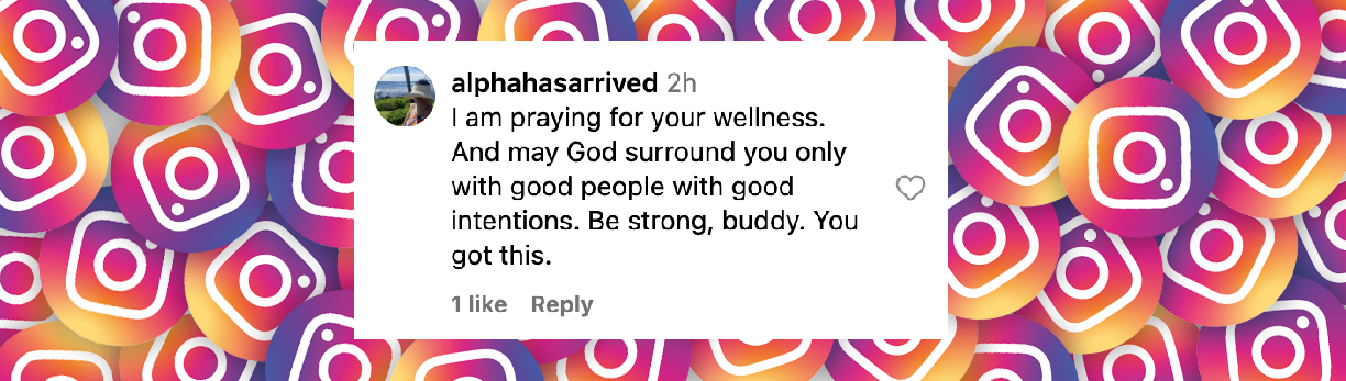A netizen's reaction to Lil Nas X's bizarre video, posted on August 21, 2025 | Source: Instagram/lilnasx