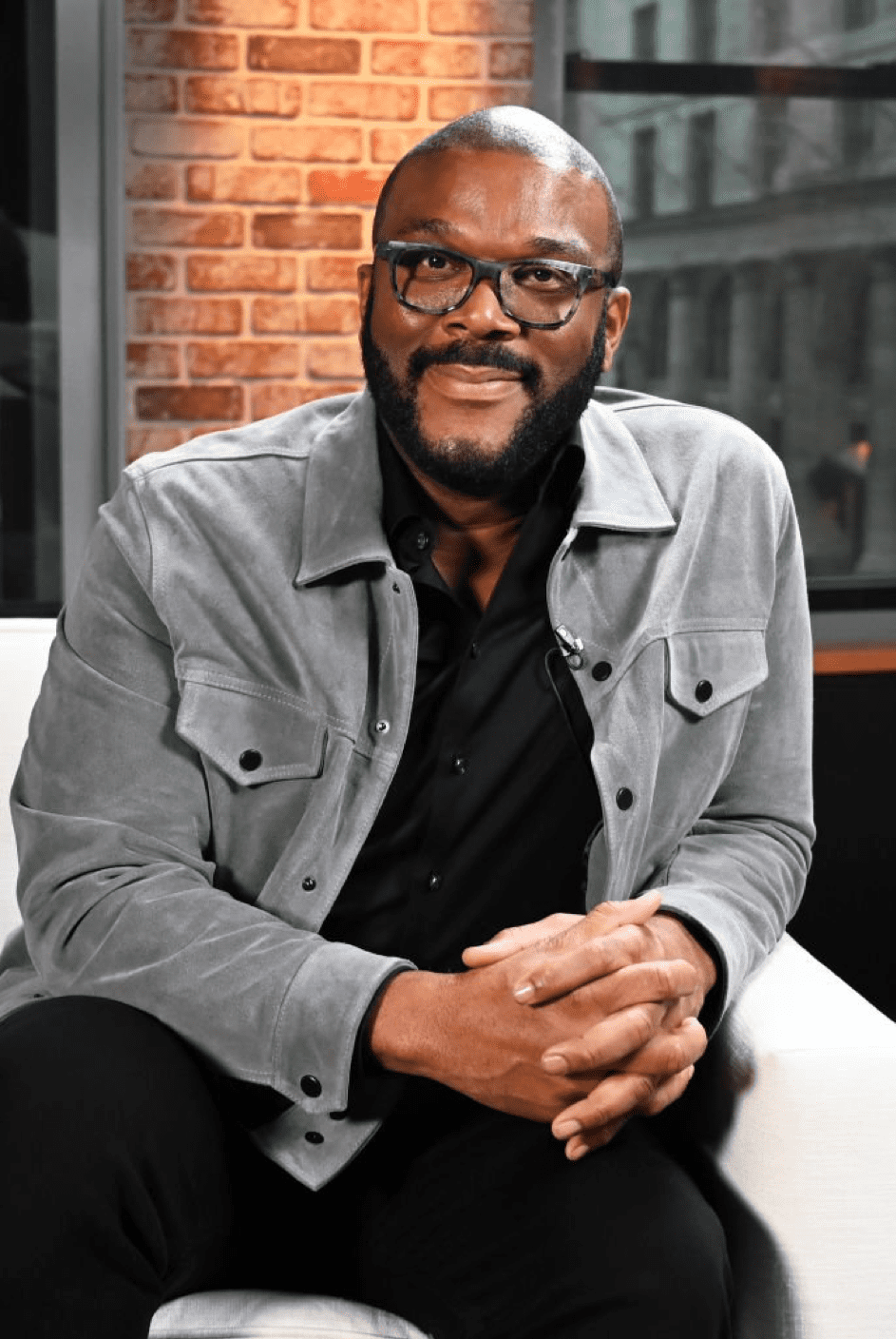 Tyler Perry bei den LinkedIn Studios am 13.91.20 in New York. | Quelle: Getty Images