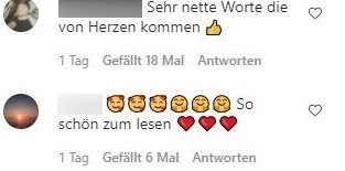 Kommentare von Davinas Fans unter ihren Glückwünschen an ihre Mutter zu ihrem Geburtstag. I Quelle: instagram.com/the_real_davina_geiss