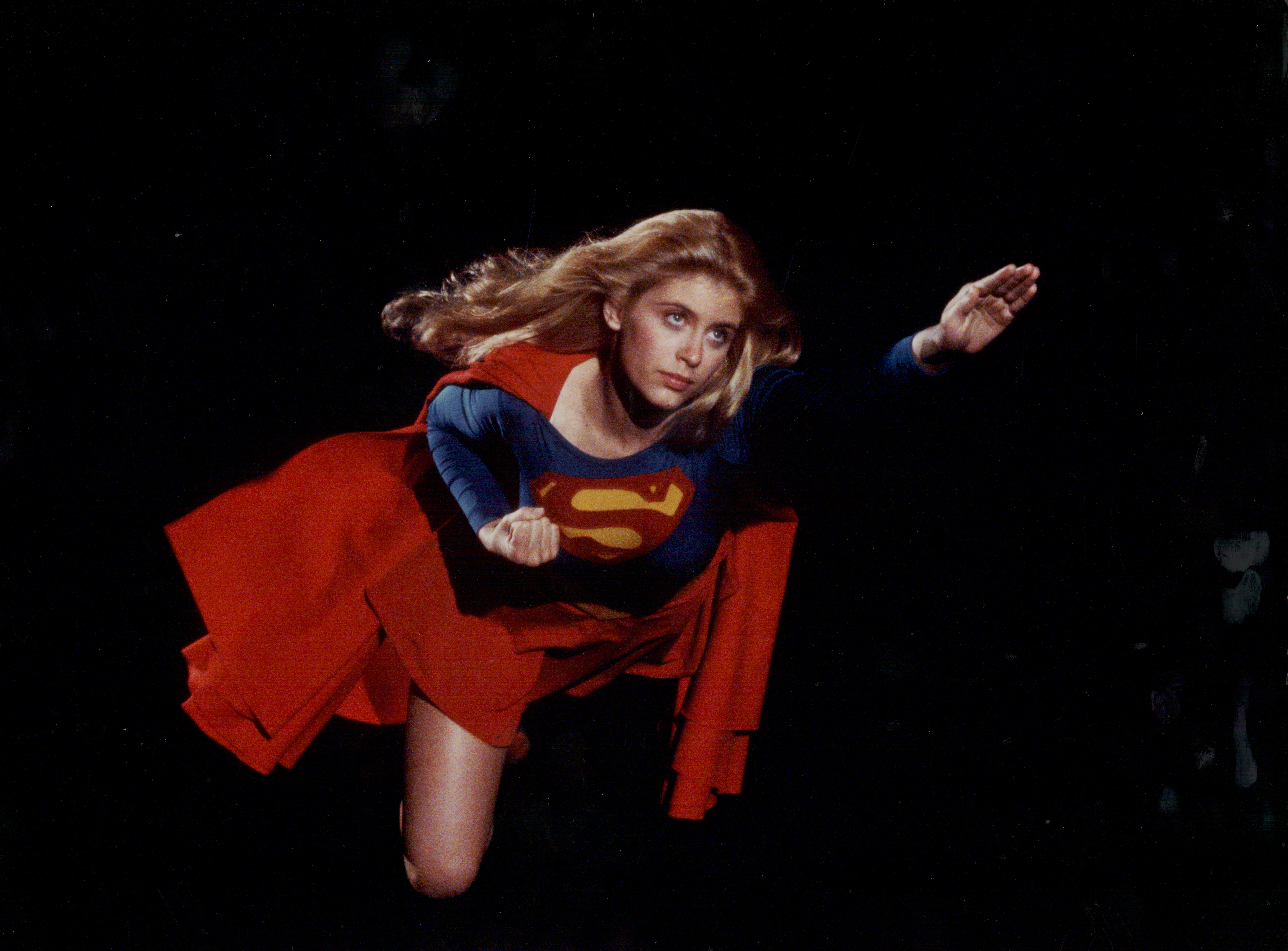 The actress stars as the titular superhero in the film "Supergirl" in 1984. | Source: Getty Images
