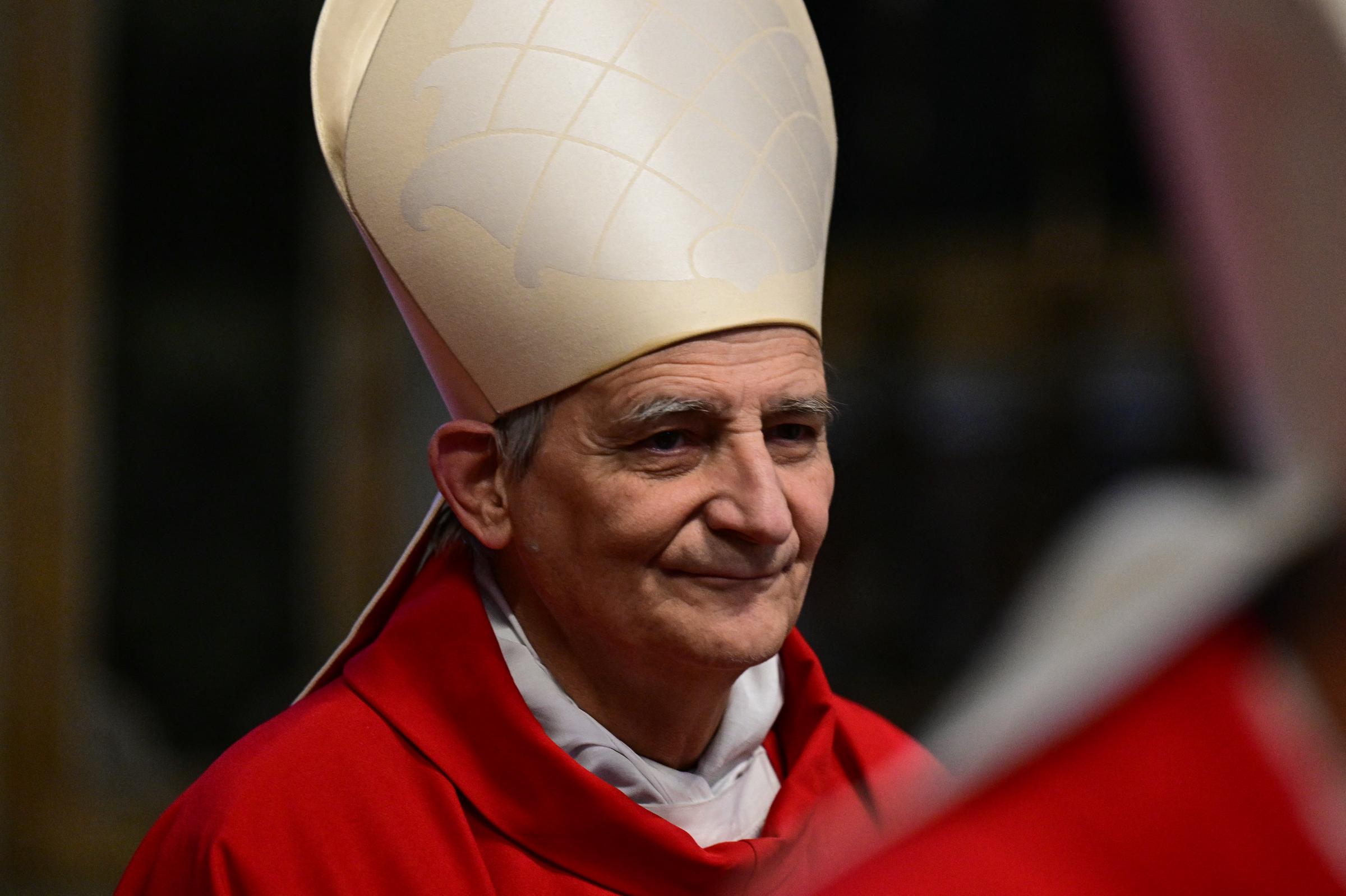 Cardinal Matteo Maria Zuppi at the Seventh Novemdiale mass in The Vatican, on May 2, 2025 | Source: Getty Images