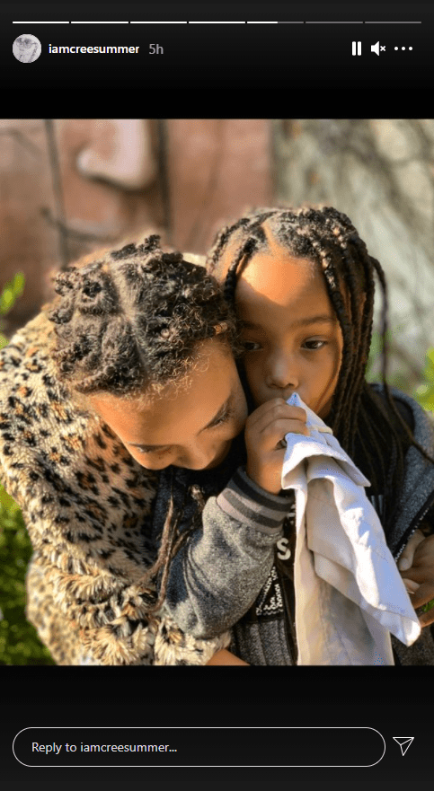 A photo of musician Cree Summer and one of her adorable kids on Instagram | Photo: Instagram/iamcreesummers