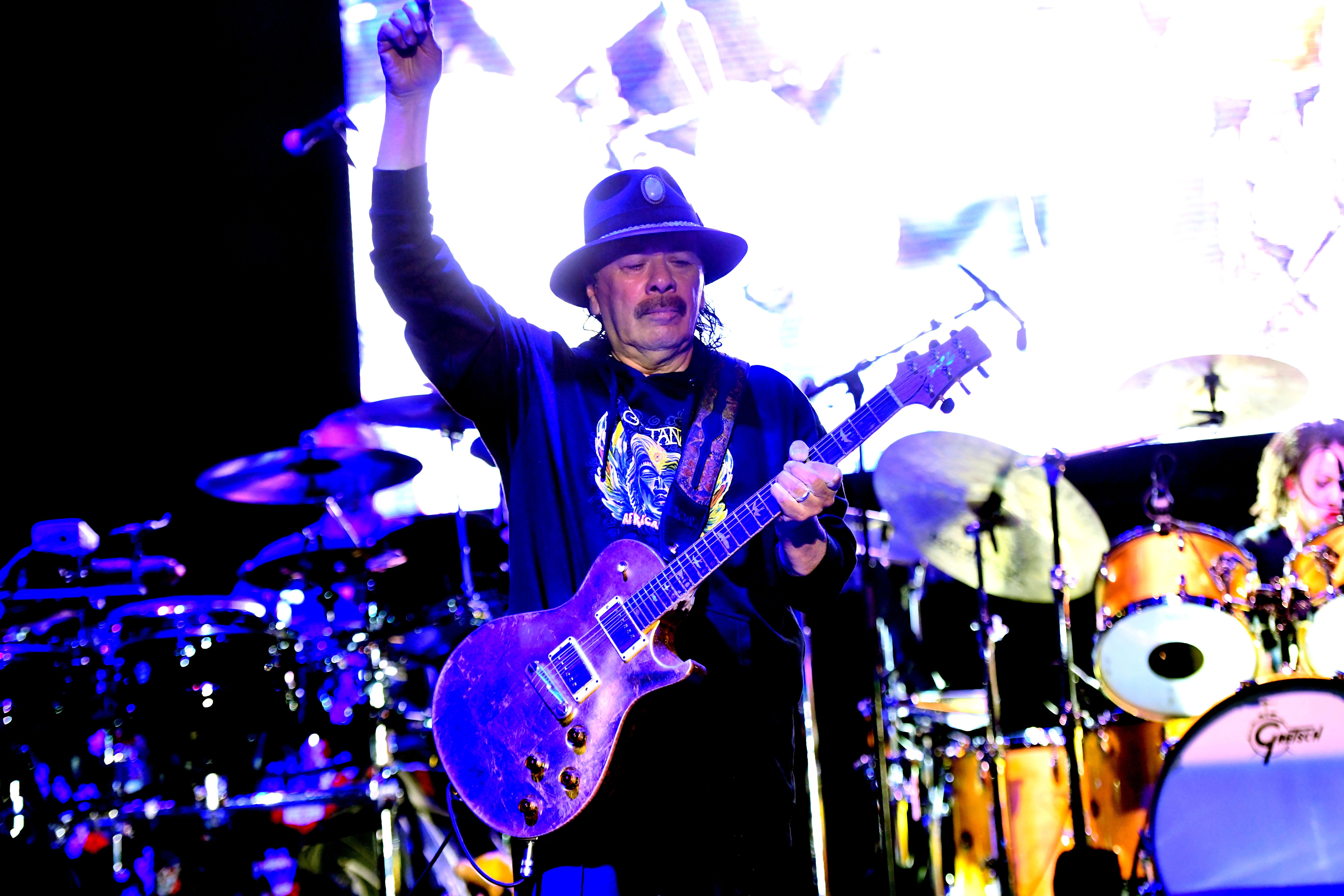 Carlos Santana at the FivePoint Amphitheater on June 20, 2019 in Irvine, California | Source: Getty Images