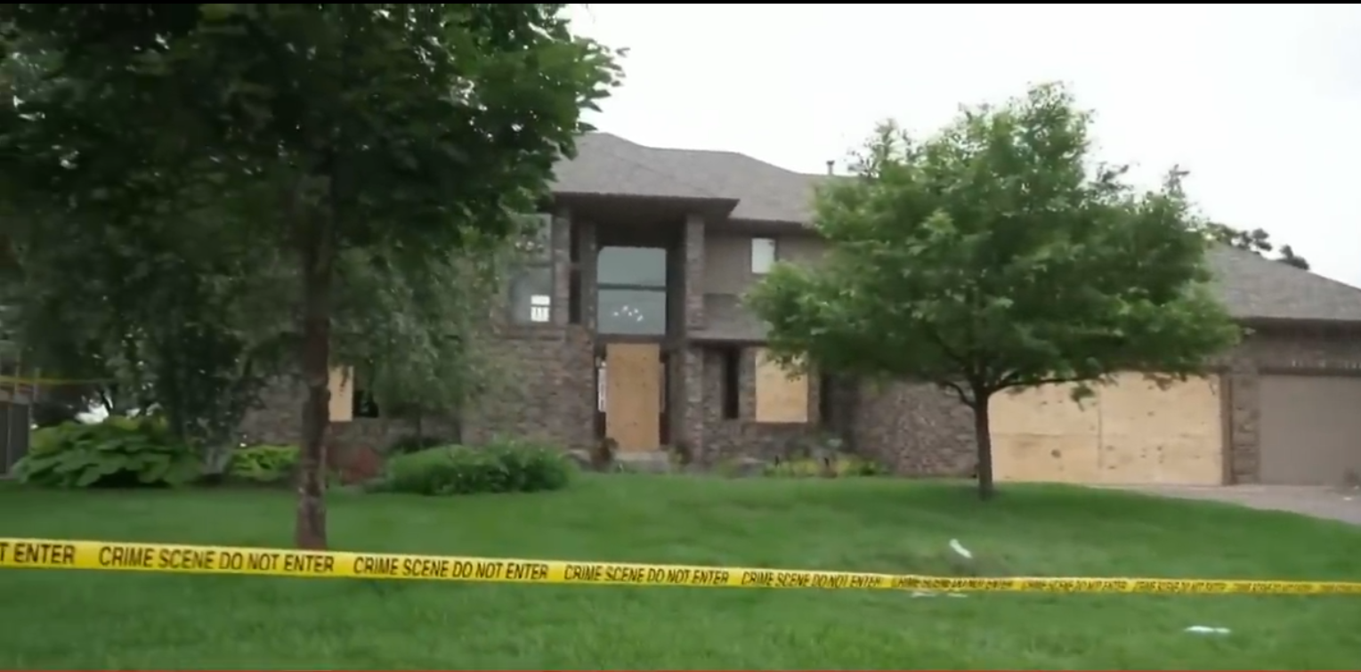 Police tape placed around the crime scene, from a video dated June 29, 2025 | Source: YouTube/nbcnews