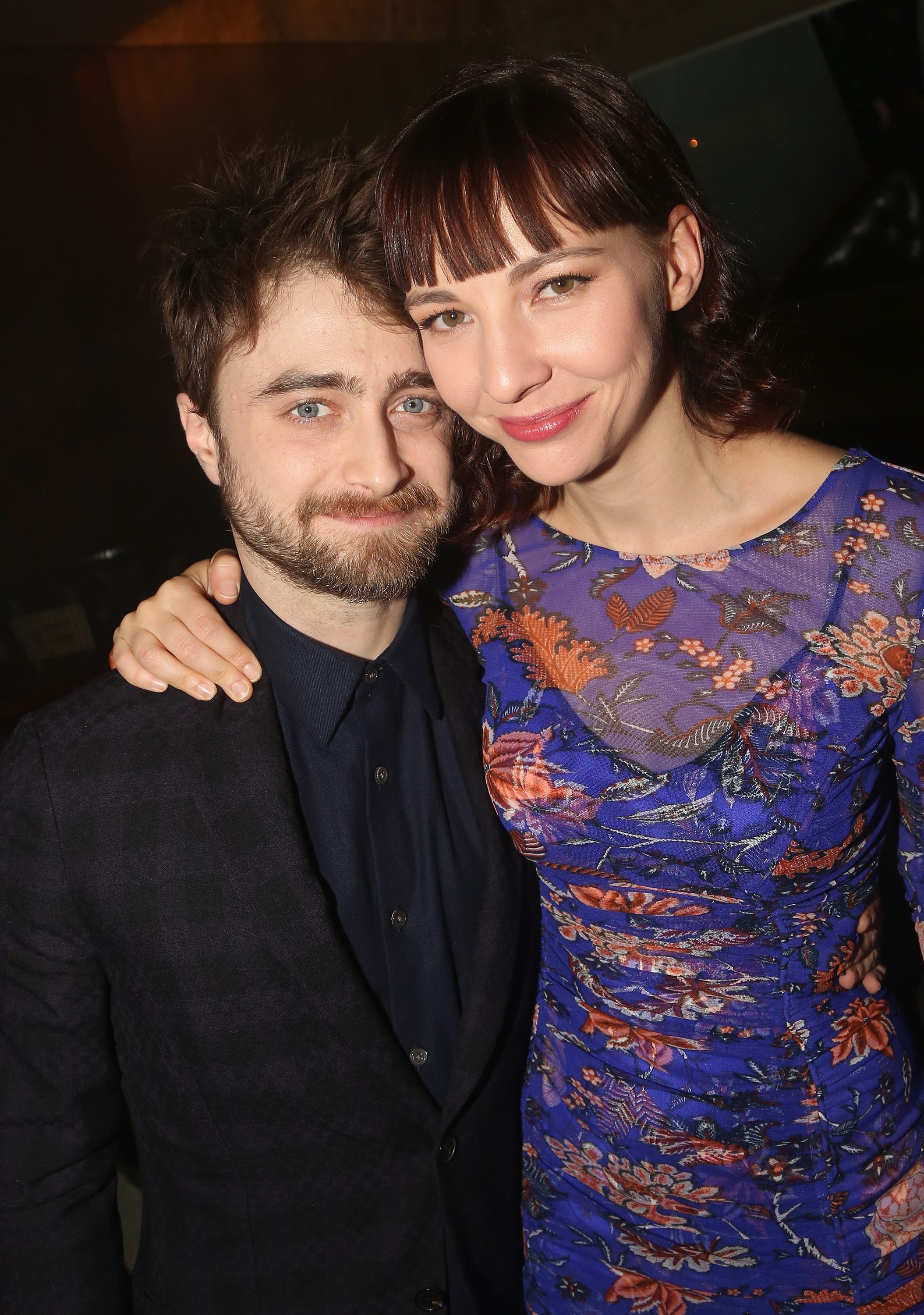 Daniel Radcliffe and Erin Darke at the "The Lifespan of Fact" opening night in New York in 2018 | Source: Getty Images