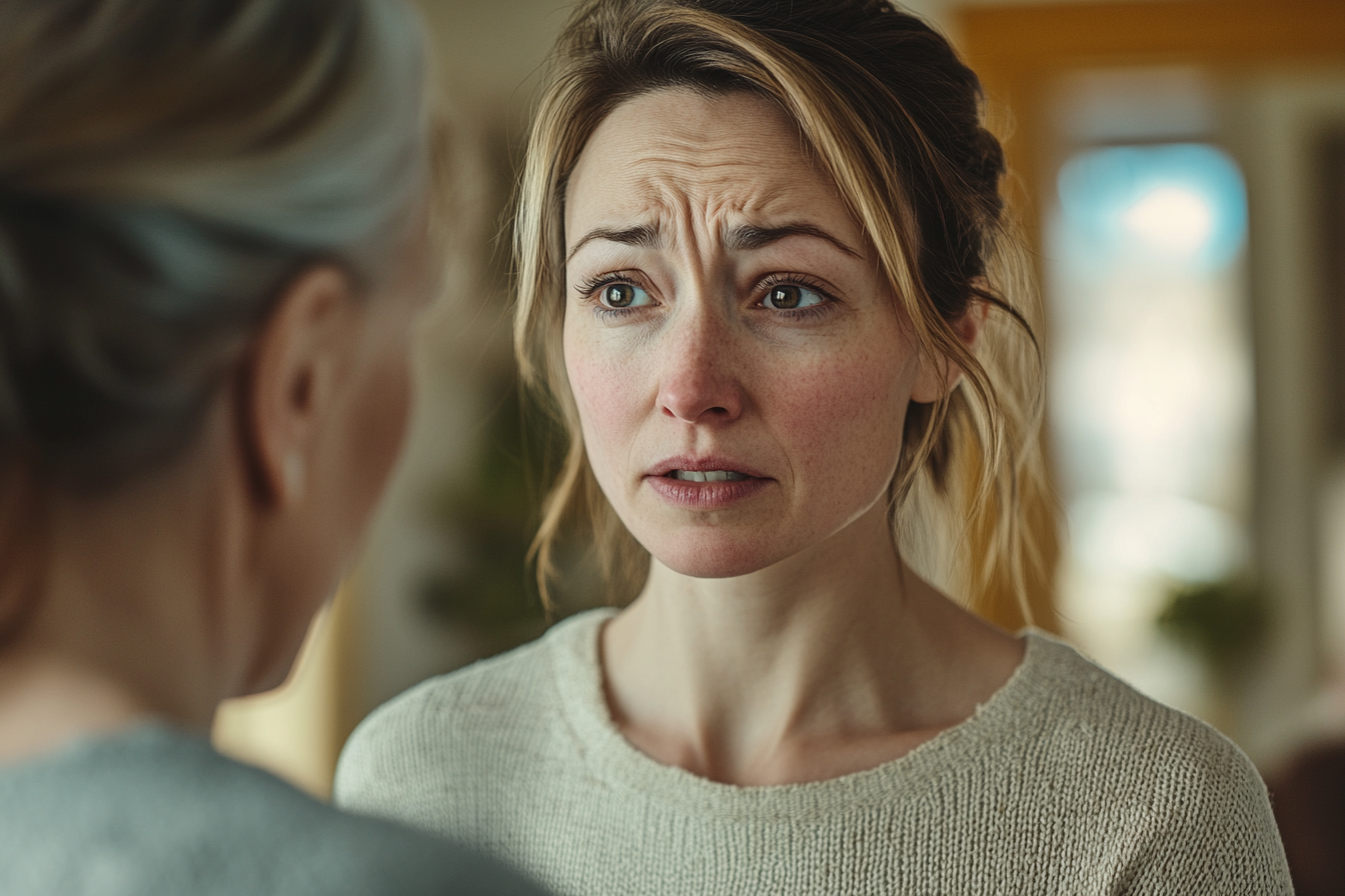 A woman talking to her mother-in-law | Source: Midjourney