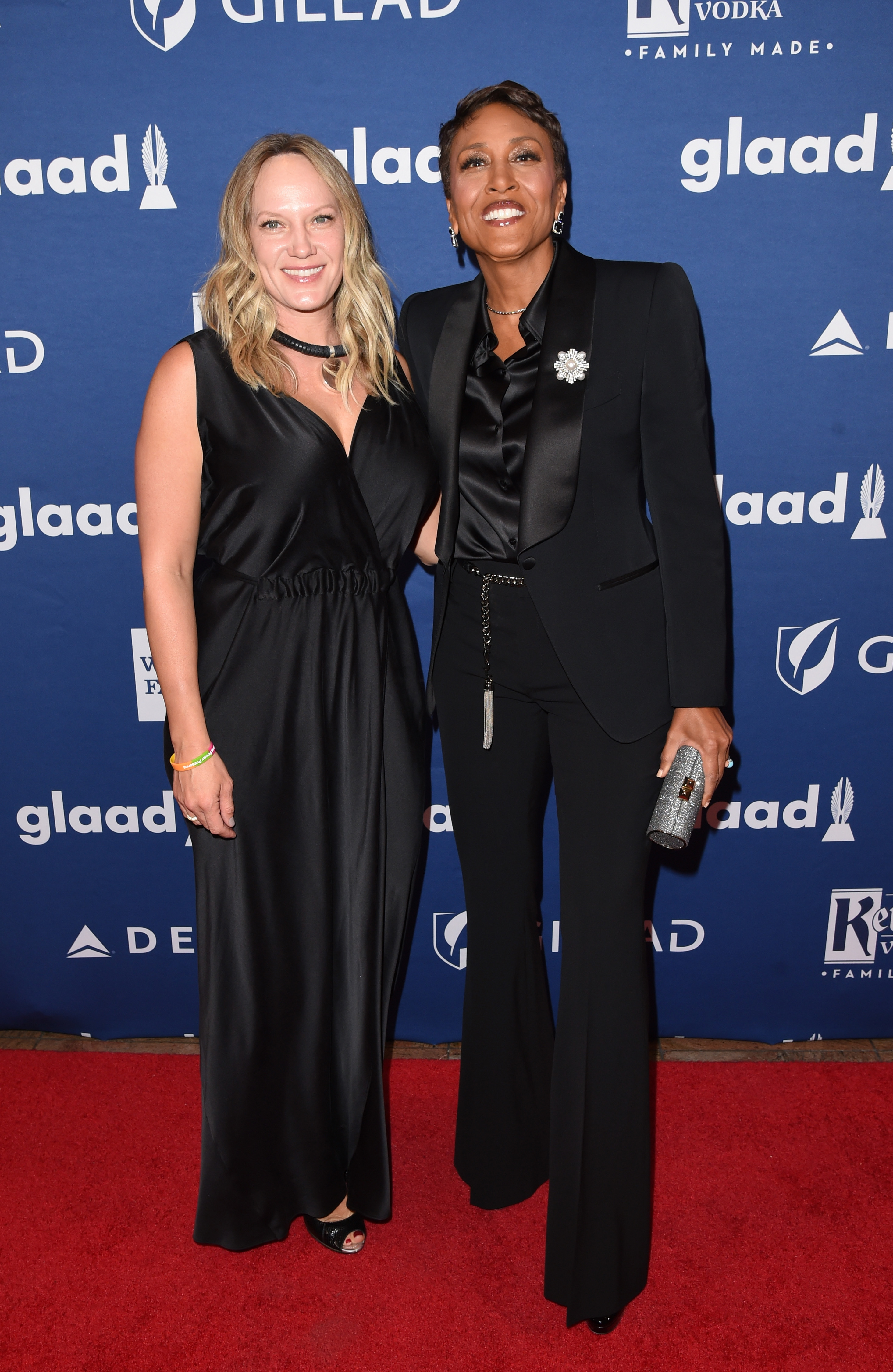 Amber Laign and Robin Roberts at the 29th Annual GLAAD Media Awards in New York City, 2018 | Source: Getty Images