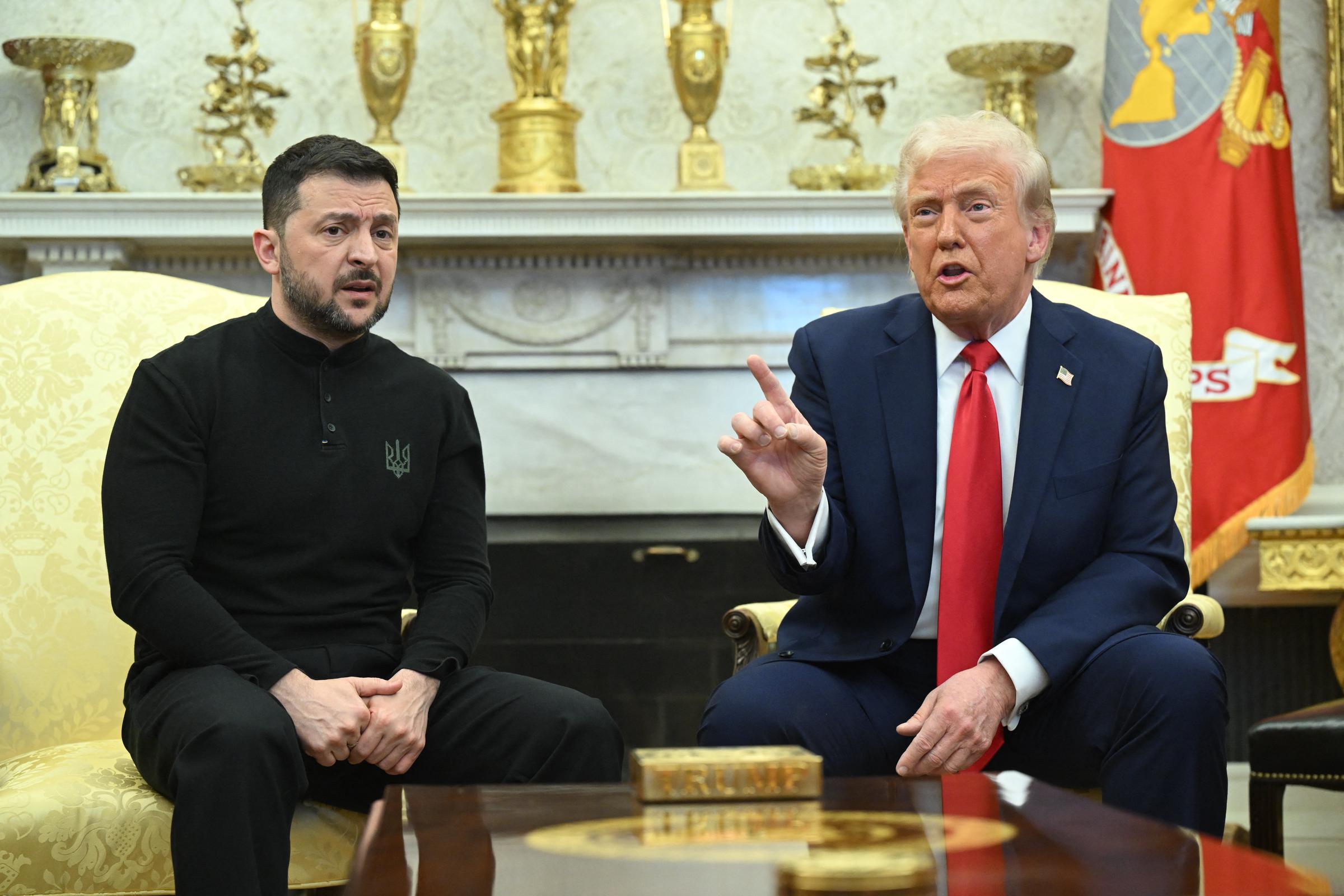 President Donald Trump and President Volodymyr Zelenskyy meet in the Oval Office in Washington, DC on February 28, 2025 | Source: Getty Images