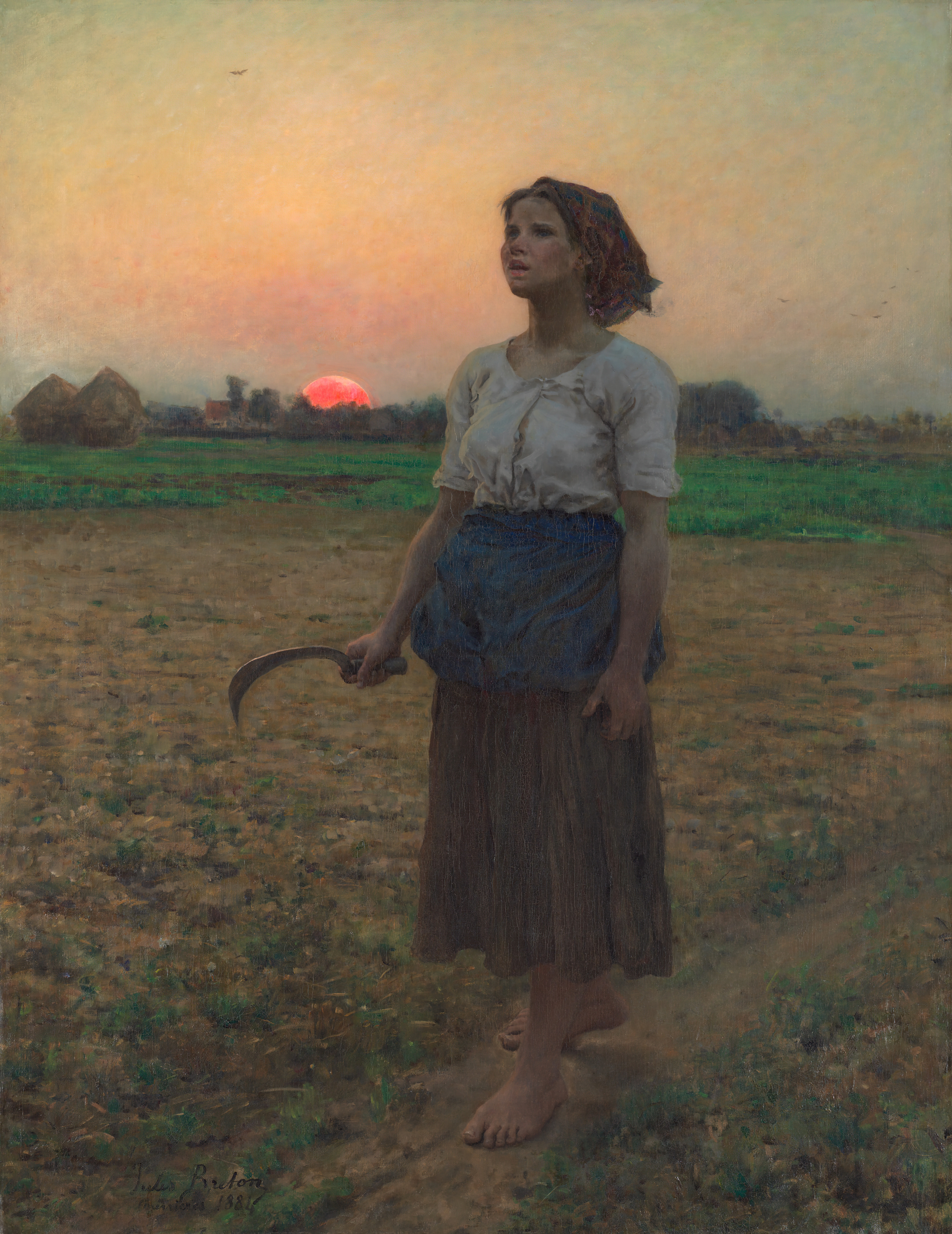 The Song of the Lark, 1884. Artist Jules Breton | Source: Getty Images