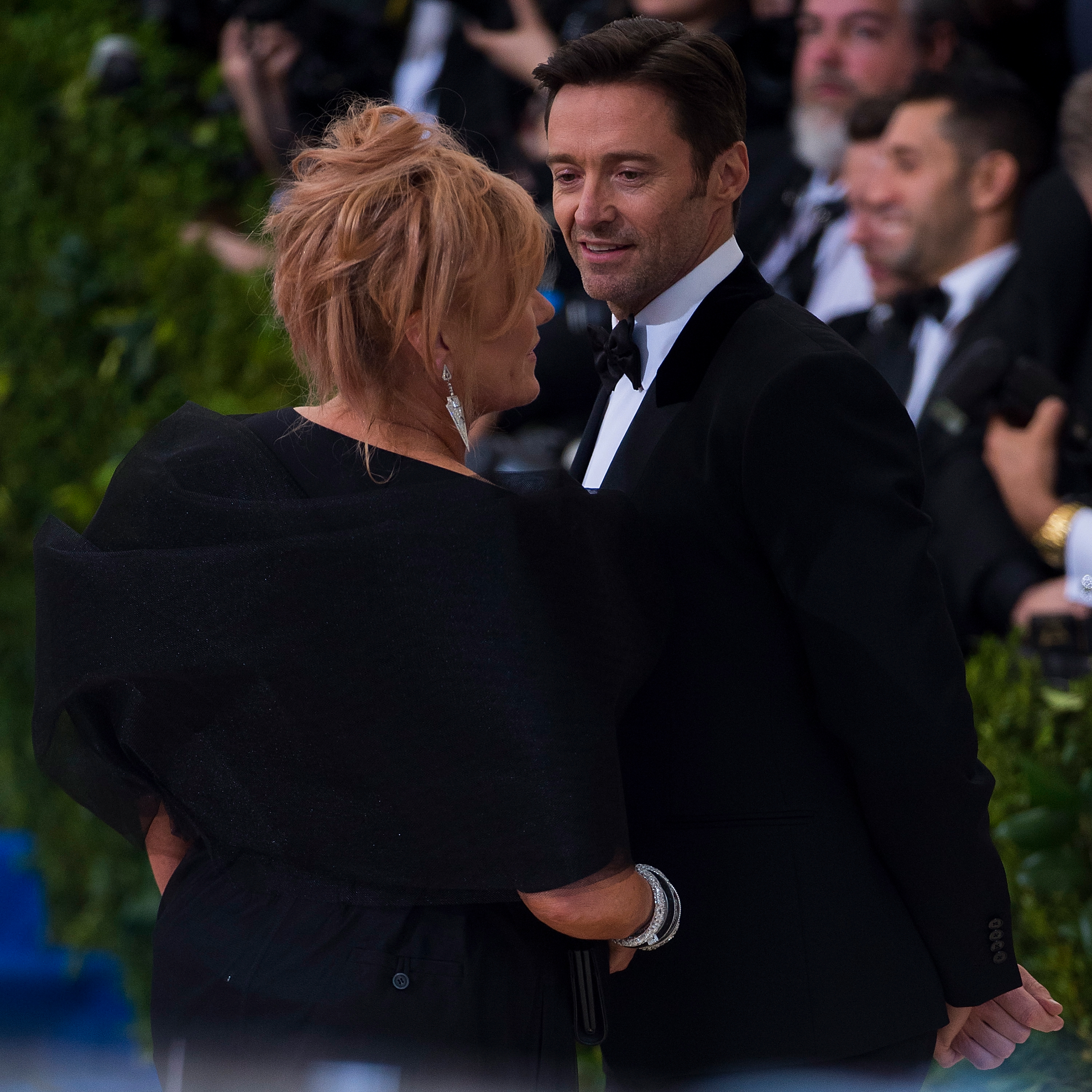 Hugh Jackman and Deborra-Lee Furness attend the 'Rei Kawakubo/Comme des Garcons: Art Of The In-Between' Costume Institute Gala at Metropolitan Museum of Art in New York City on May 1, 2017. | Source: Getty Images