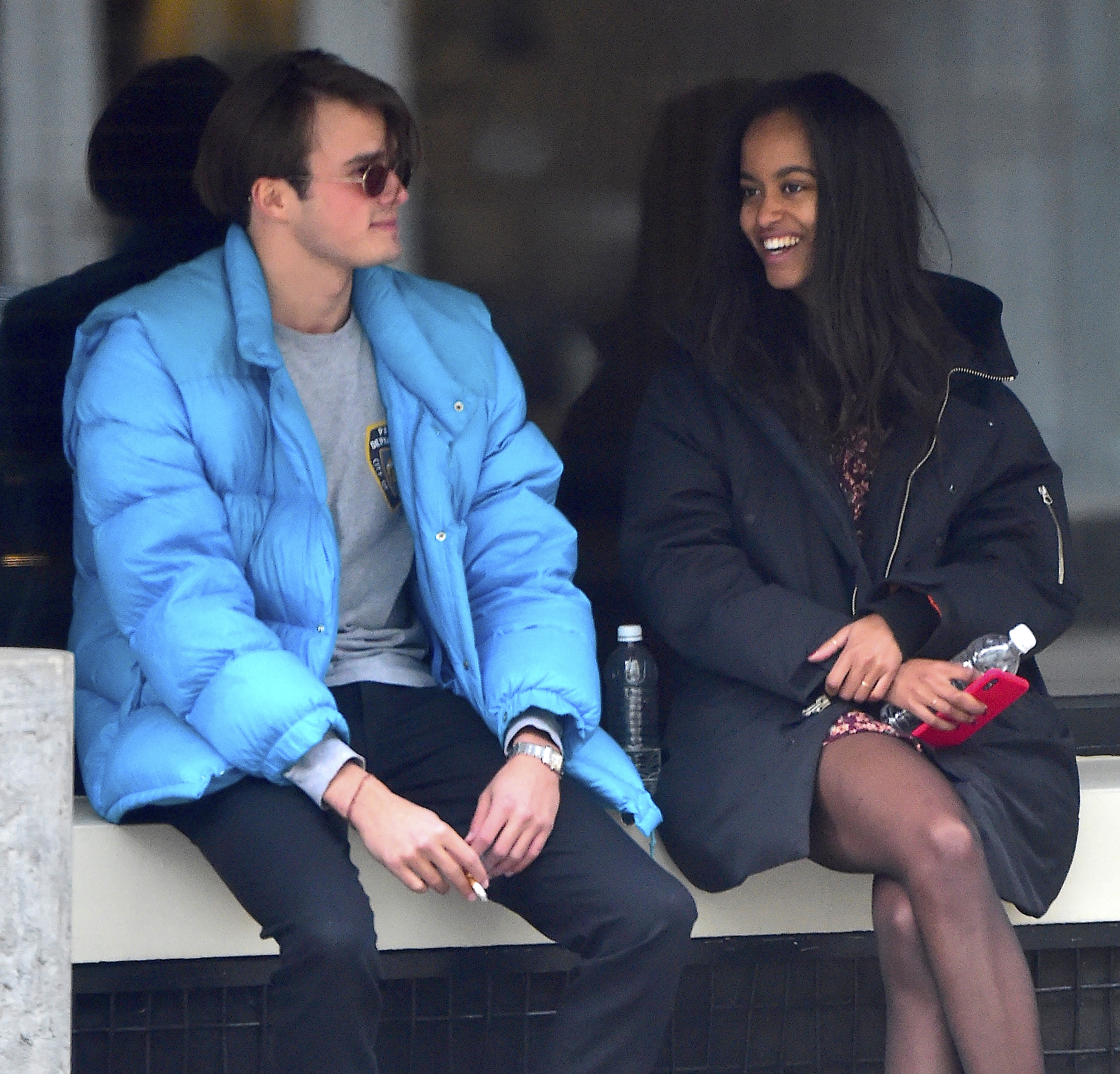 Rory Farquharson and Malia Obama are seen in New York City on January 20, 2018 | Source: Getty Images