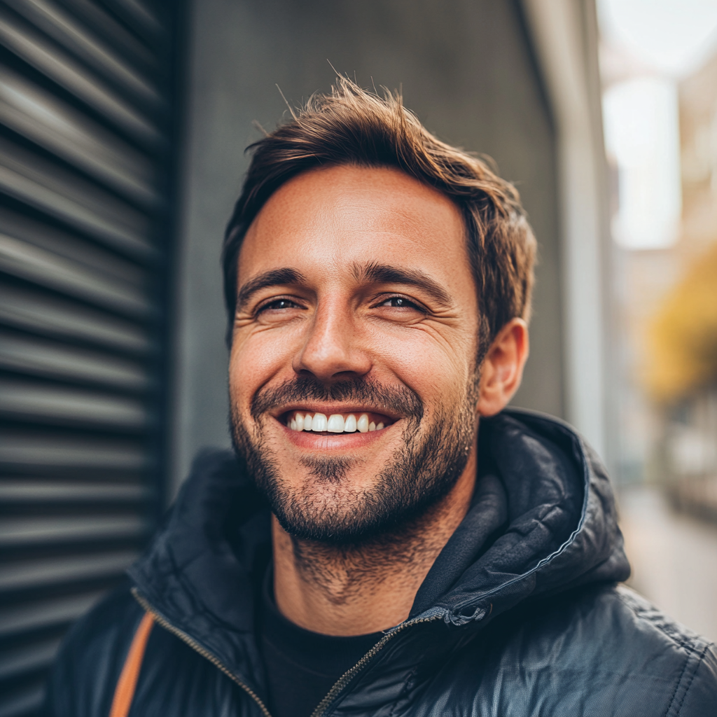 A smiling man | Source: Midjourney