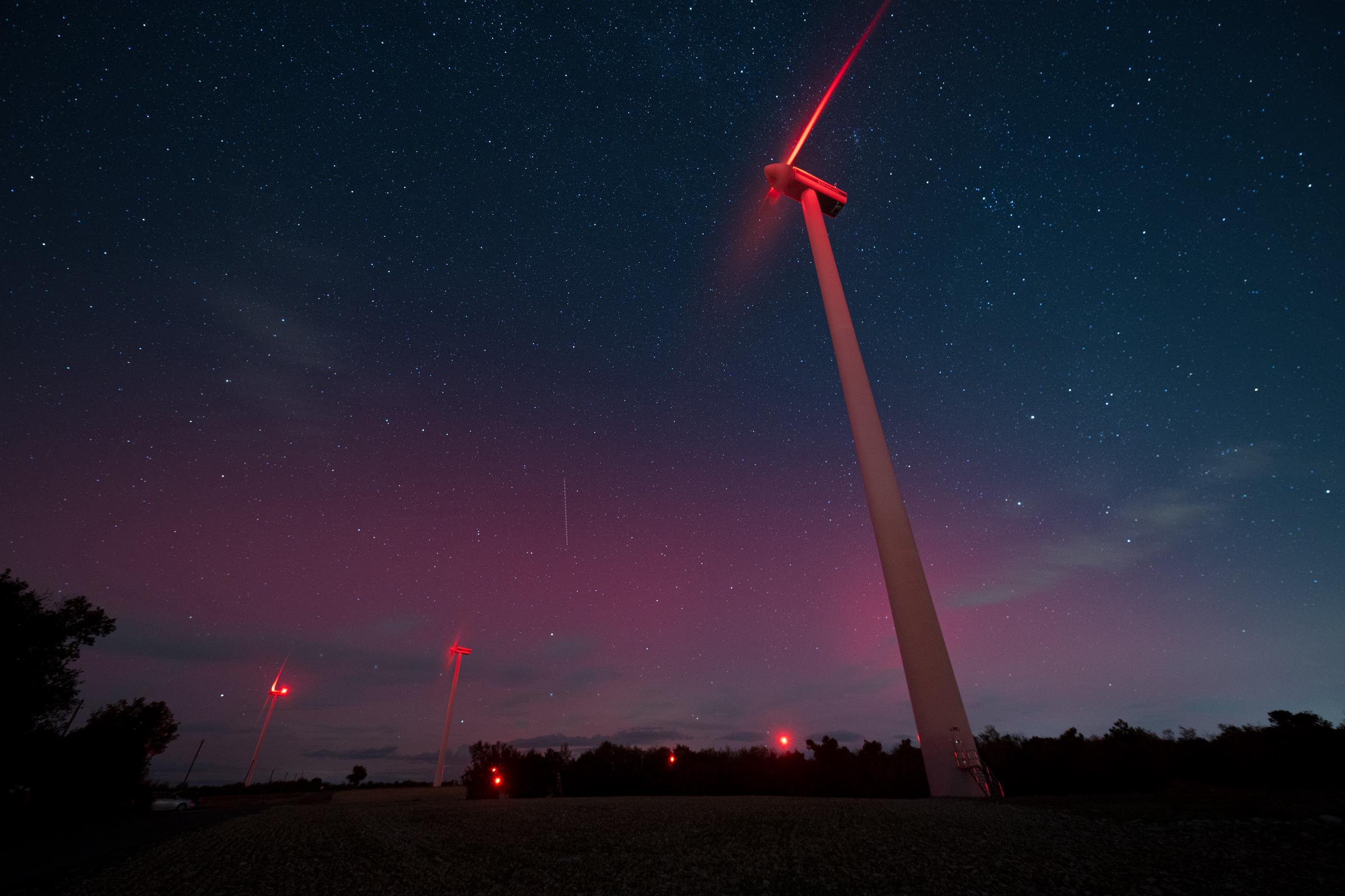 The Northern Lights in Pujalt, Barcelona, Catalonia, Spain on October 11, 2024 | Source: Getty Images