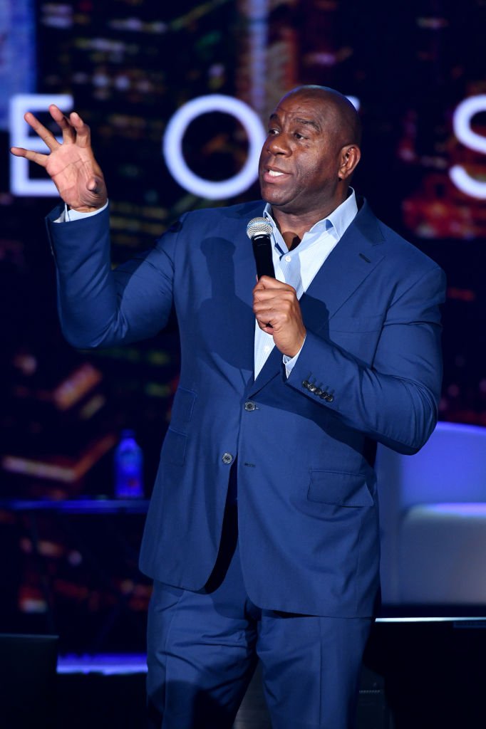 Earvin “Magic” Johnson, Chairman and CEO of Magic Johnson Enterprises speaks onstage during ONWARD19: The Future Of Search - Day 2 at Marriott Marquis Times Square | Photo: Getty Images