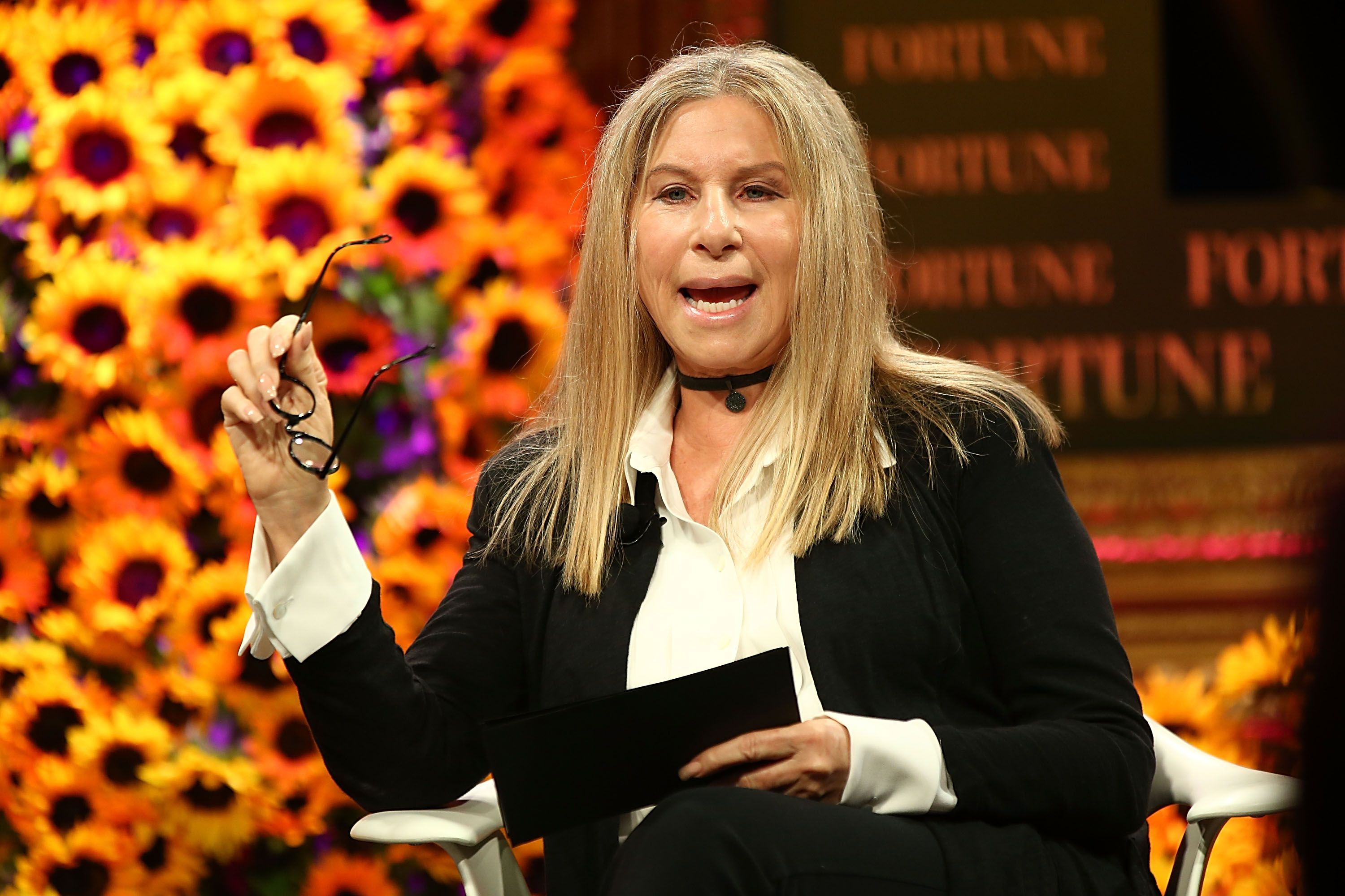 Barbara Streisand speaks onstage at the Fortune Most Powerful Woman Summit on October 18, 2016 in Dana Point, California | Source: Getty Images 