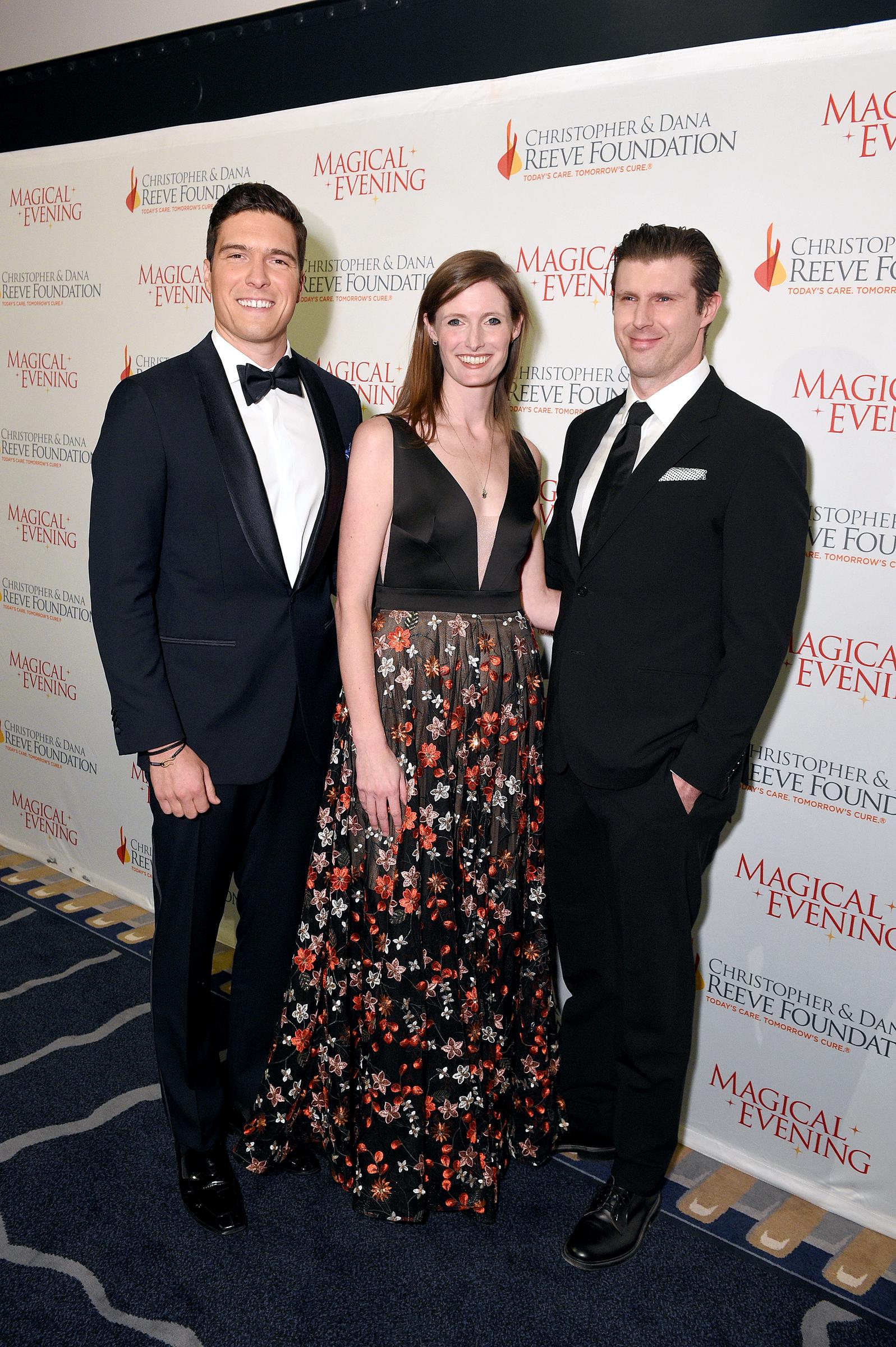 Will, Alexandra, and Matthew Reeve at the Christopher & Dana Reeve Foundation Gala on November 14, 2019 | Source: Getty Images