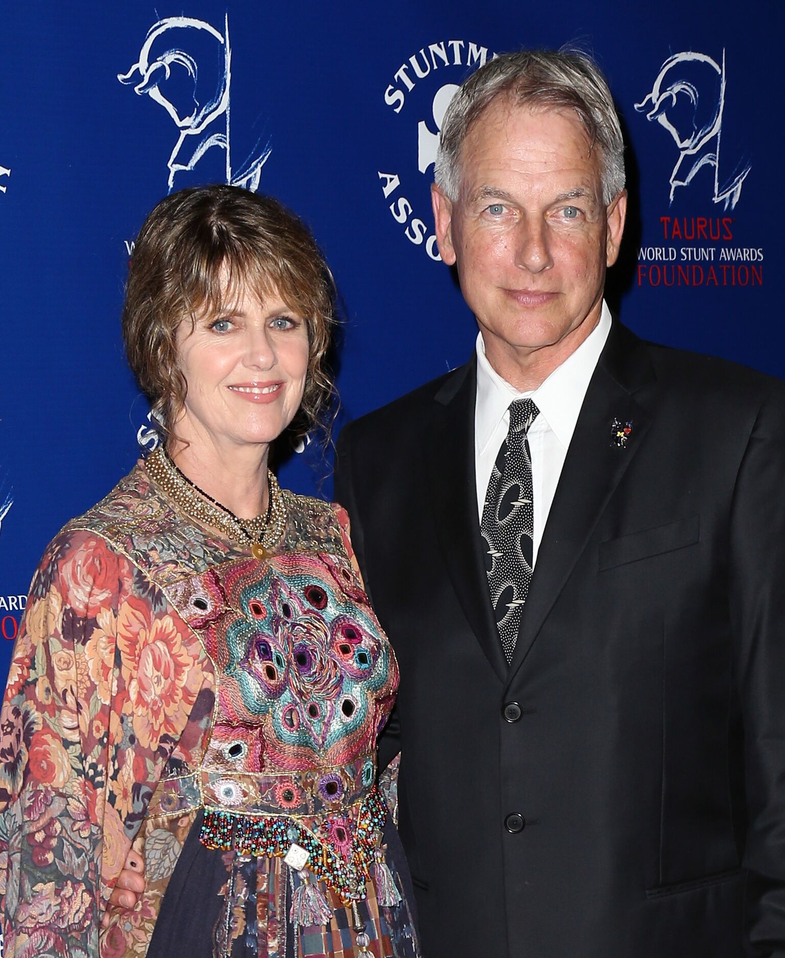 Pam Dawber and Mark Harmon at the Stuntmen's Association of Motion Pictures 52nd Annual Awards Dinner | Getty Images