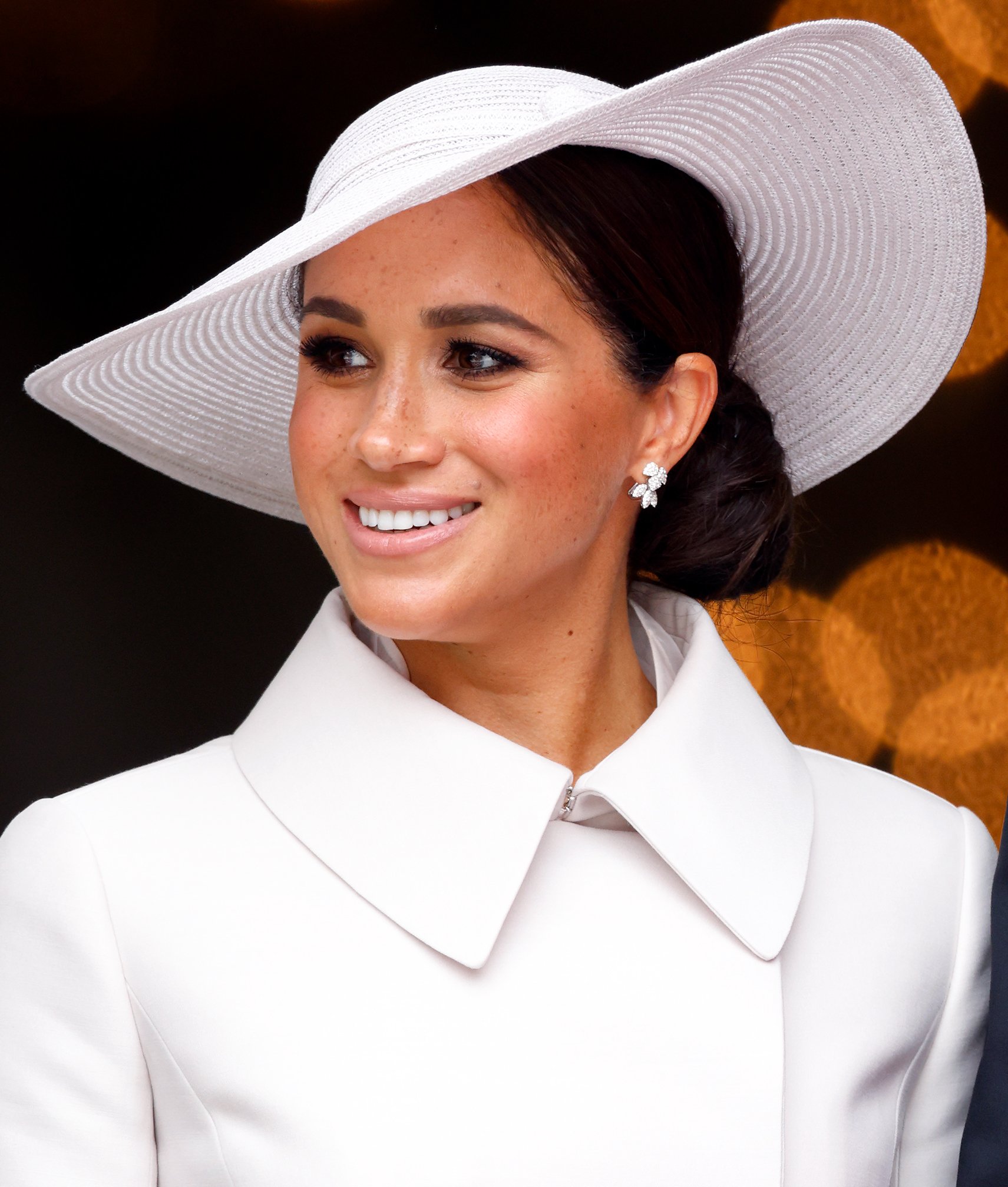 Meghan, Duchess of Sussex attends a National Service of Thanksgiving to celebrate the Platinum Jubilee of Queen Elizabeth II at St Paul's Cathedral on June 3, 2022 in London, England. | Source: Getty Images
