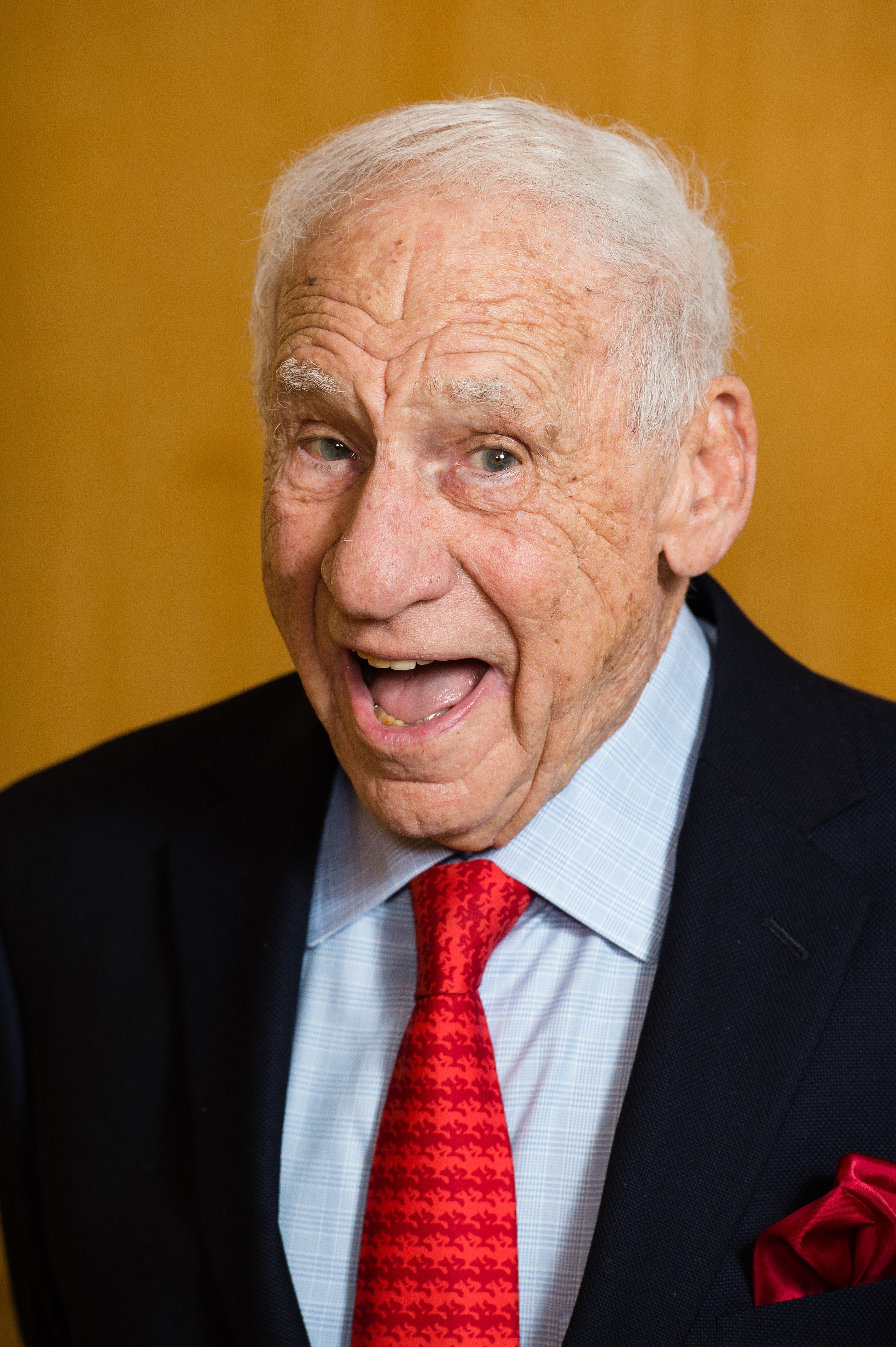 Mel Brooks attends BAFTA fellowship lunch at The Savoy Hotel on February 11, 2017 in London, United Kingdom ┃Source: Getty Images