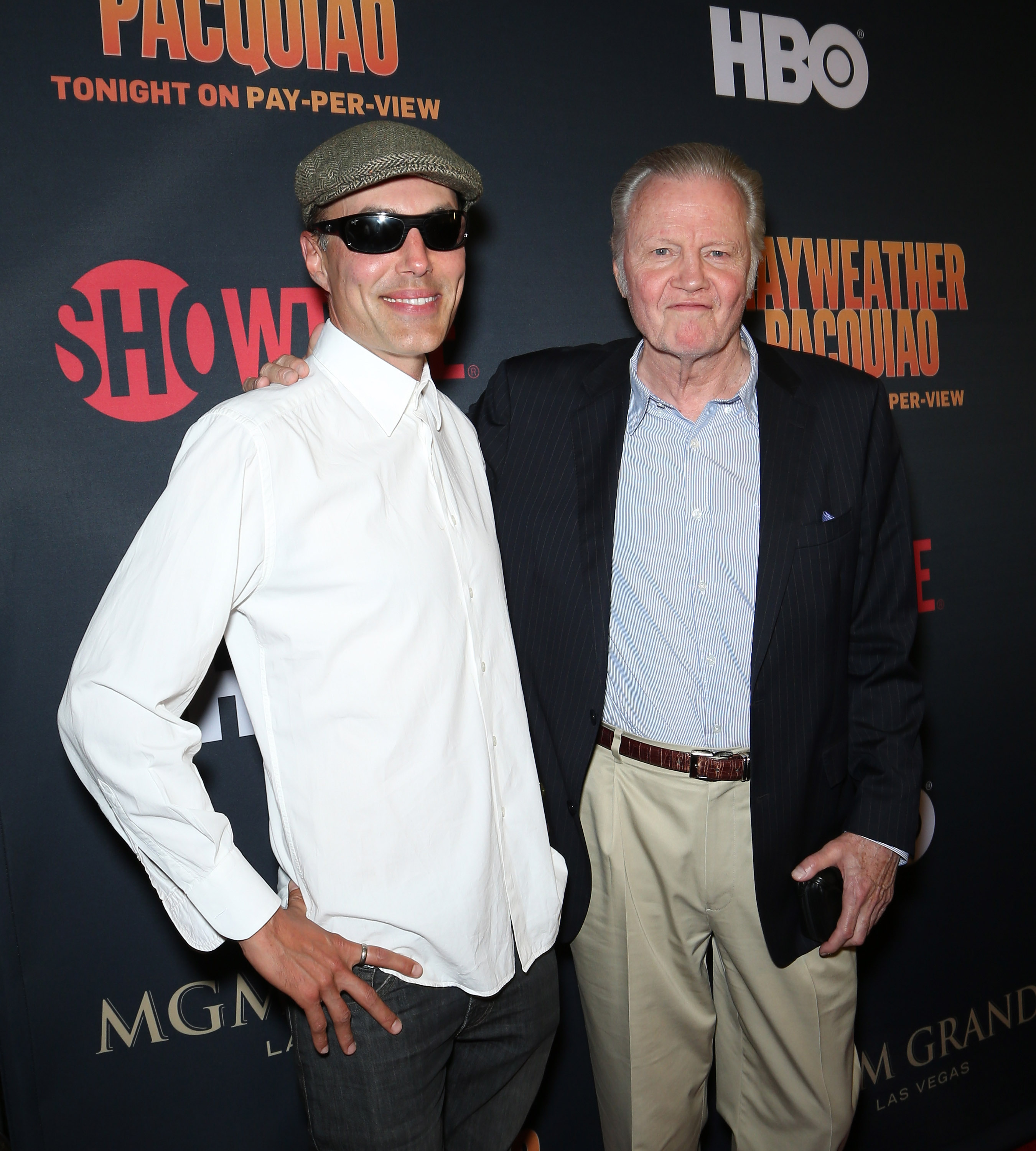 James Haven and Jon Voight on May 2, 2015 in Las Vegas, Nevada. | Source: Getty Images