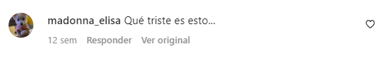 Captura de pantalla de los comentarios en el post de Instagram de Sami Sheen. | Foto: Instagram/SamiSheen