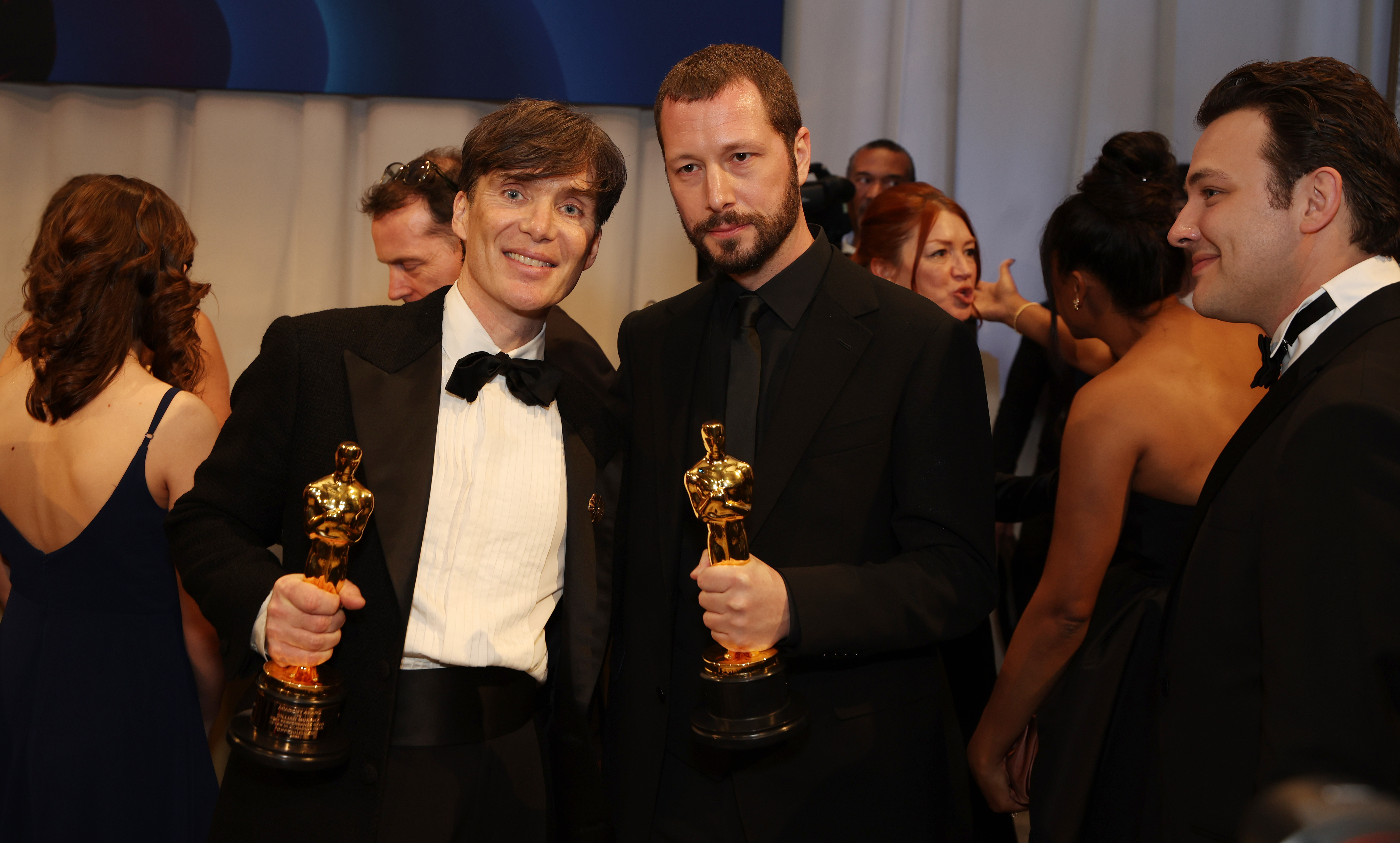 Cillian Murphy and Mstyslav Chernov at the 96th Annual Academy Awards Governor's Ball in Hollywood, California, on March 10, 2024. | Source: Getty Images