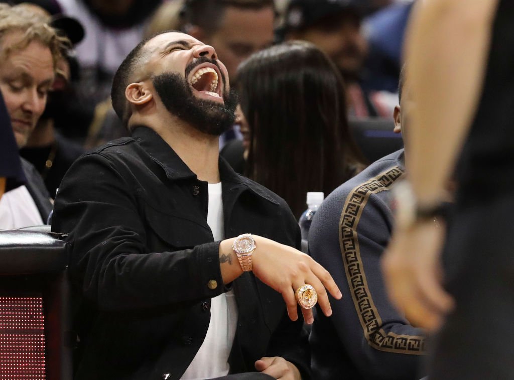 Drake at a The Toronto Raptors vs Philadelphia 76ers game, November 2019 | Source: Getty Images
