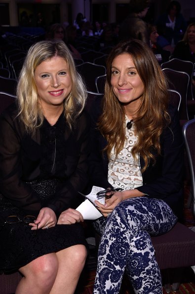 Sophie Kallinis Lamontagne and Katherine Kallinis Berman appear at the 2014 Women in Cable Telecommunications Leadership Conference on September 16, 2014, in New York City. | Source: Getty Images.