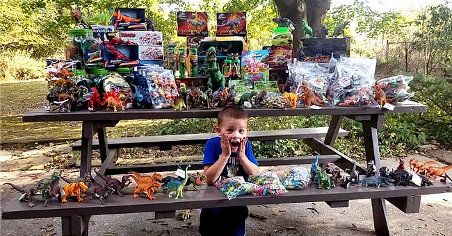 Para su quinto cumpleaños, Weston Newswanger donó juguetes y Play-Doh al hospital donde fue tratado por cáncer. | Foto: Facebook/steveamy.newswanger