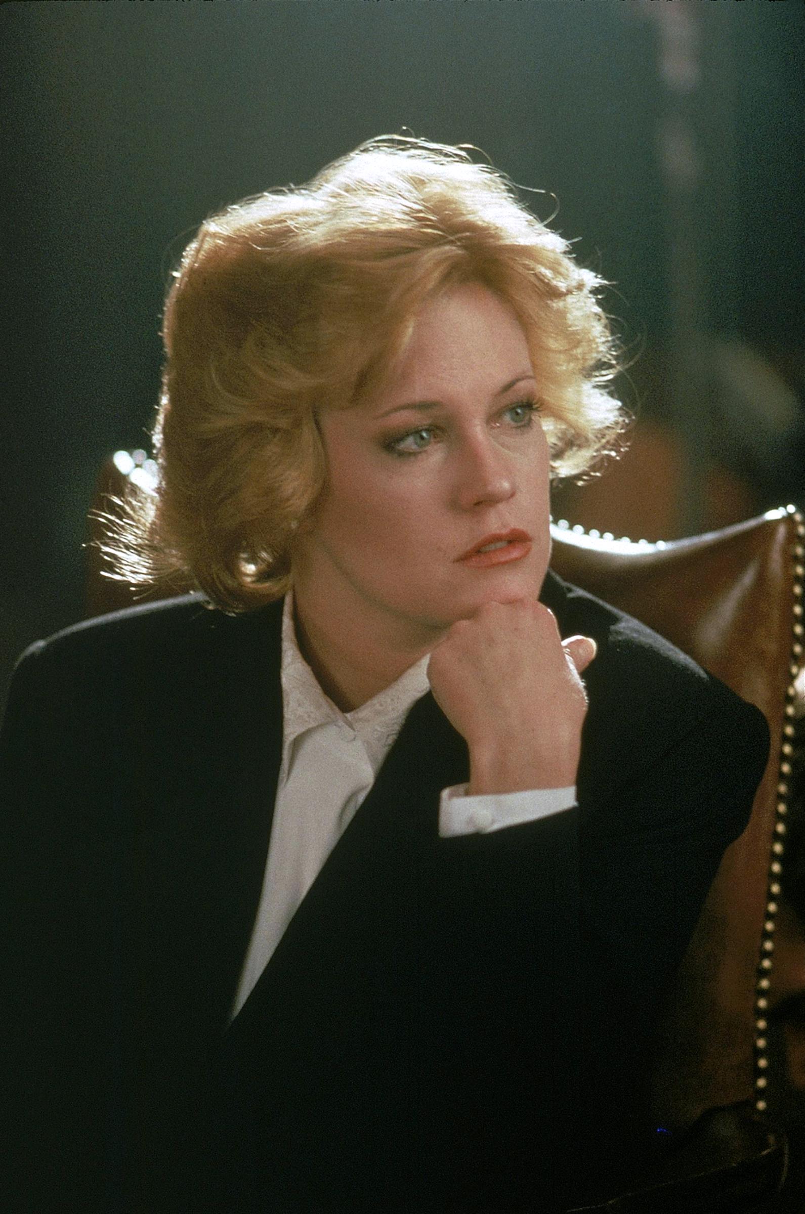 Melanie Griffith on the set of "Working Girl" | Source: Getty Images