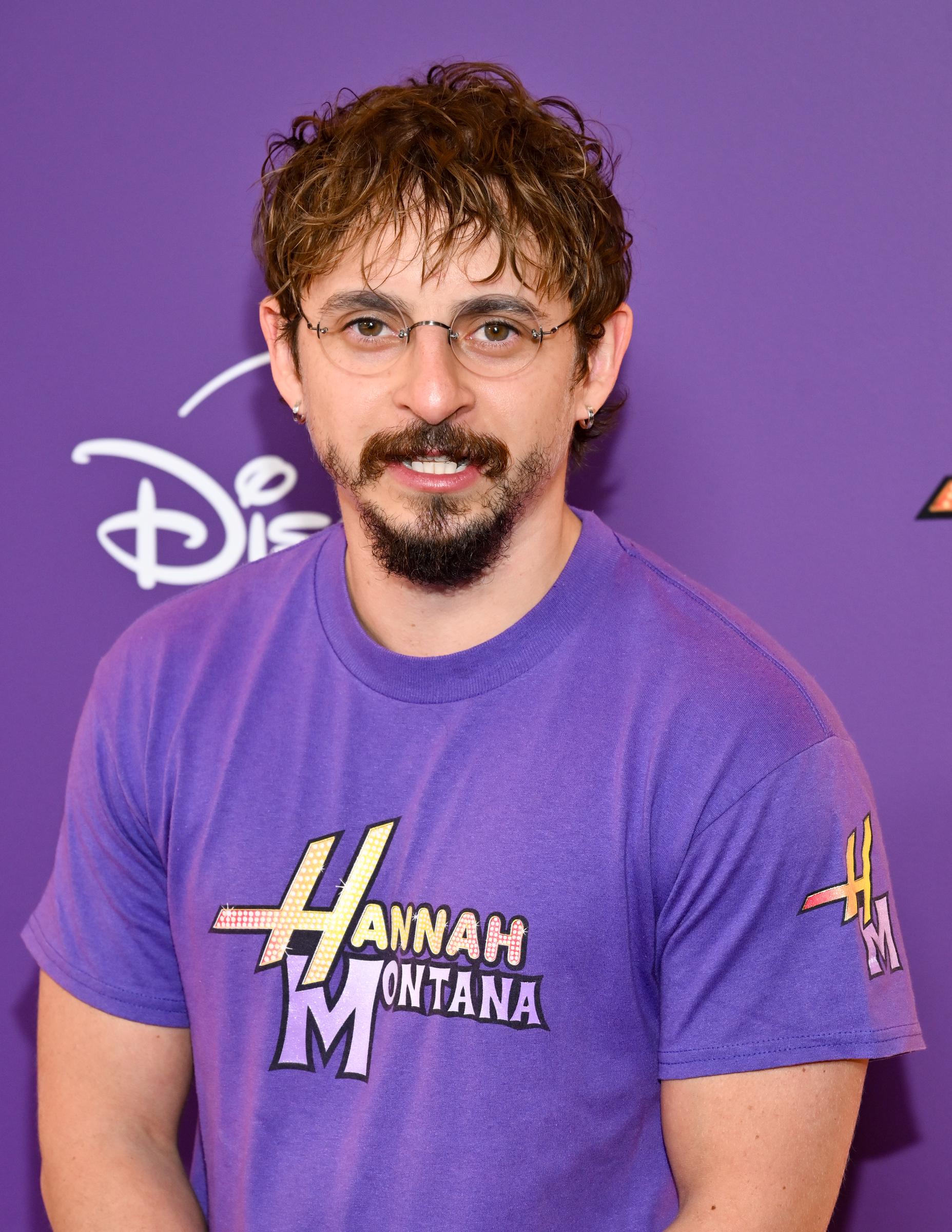 Moisés Arias attends the World Premiere of Disney+'s "Hannah Montana 20th Anniversary Special" at El Capitan Theatre on March 23, 2026, in Los Angeles, California.